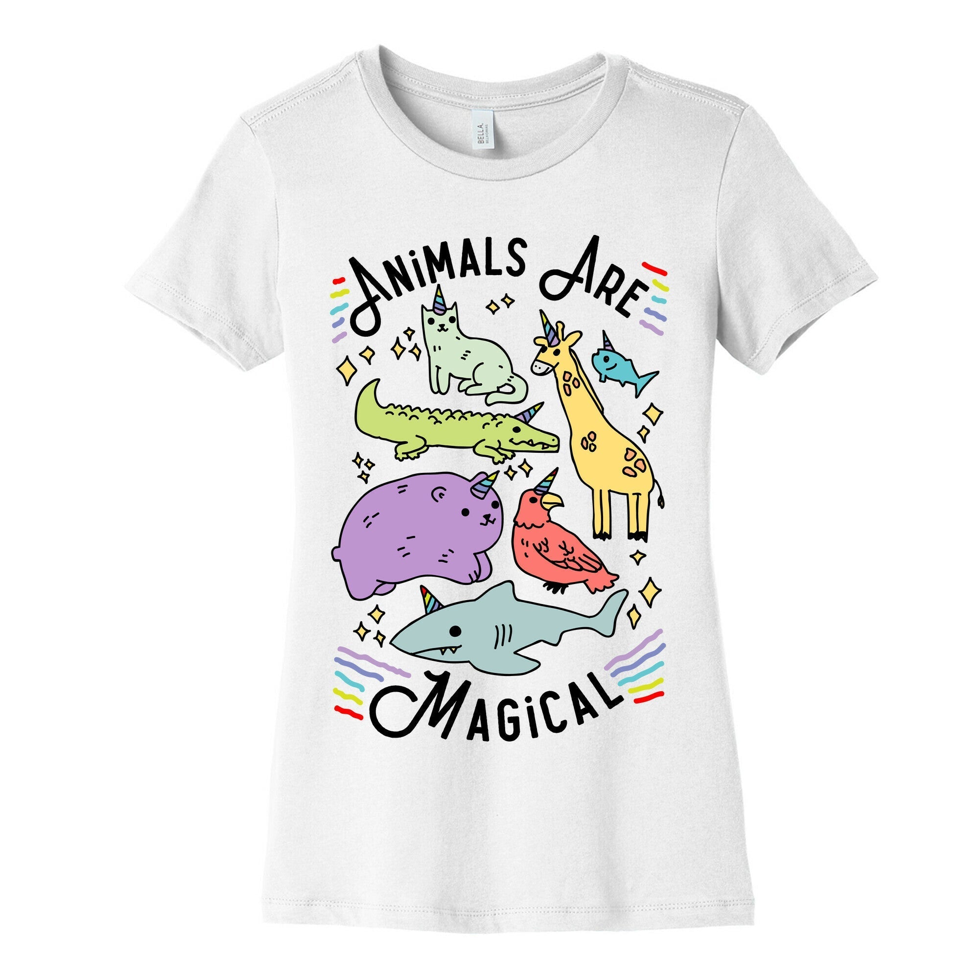 Animals Are Magical Women's Cotton Tee