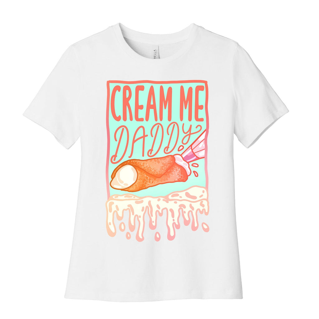 Cream Me Daddy Cannoli Women's Cotton Tee Style001