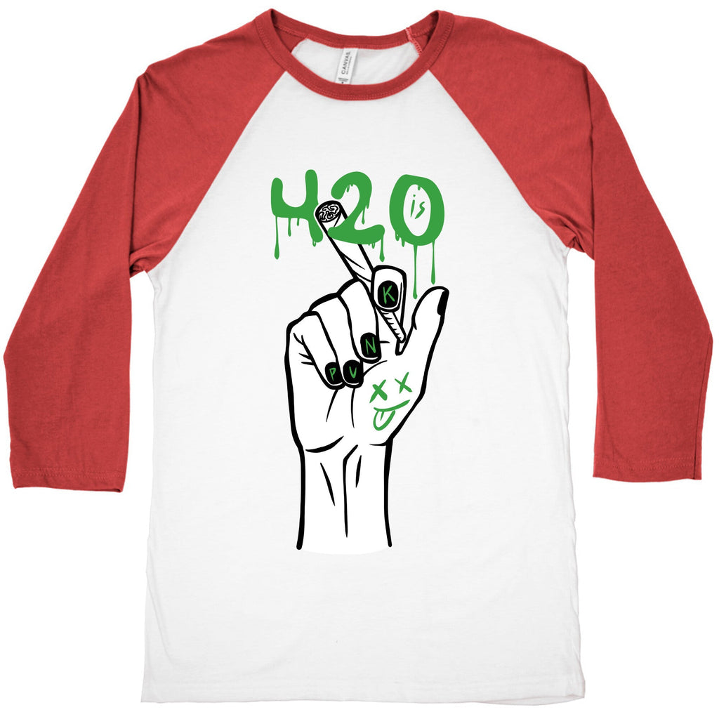 420 Is Punk Baseball Tee