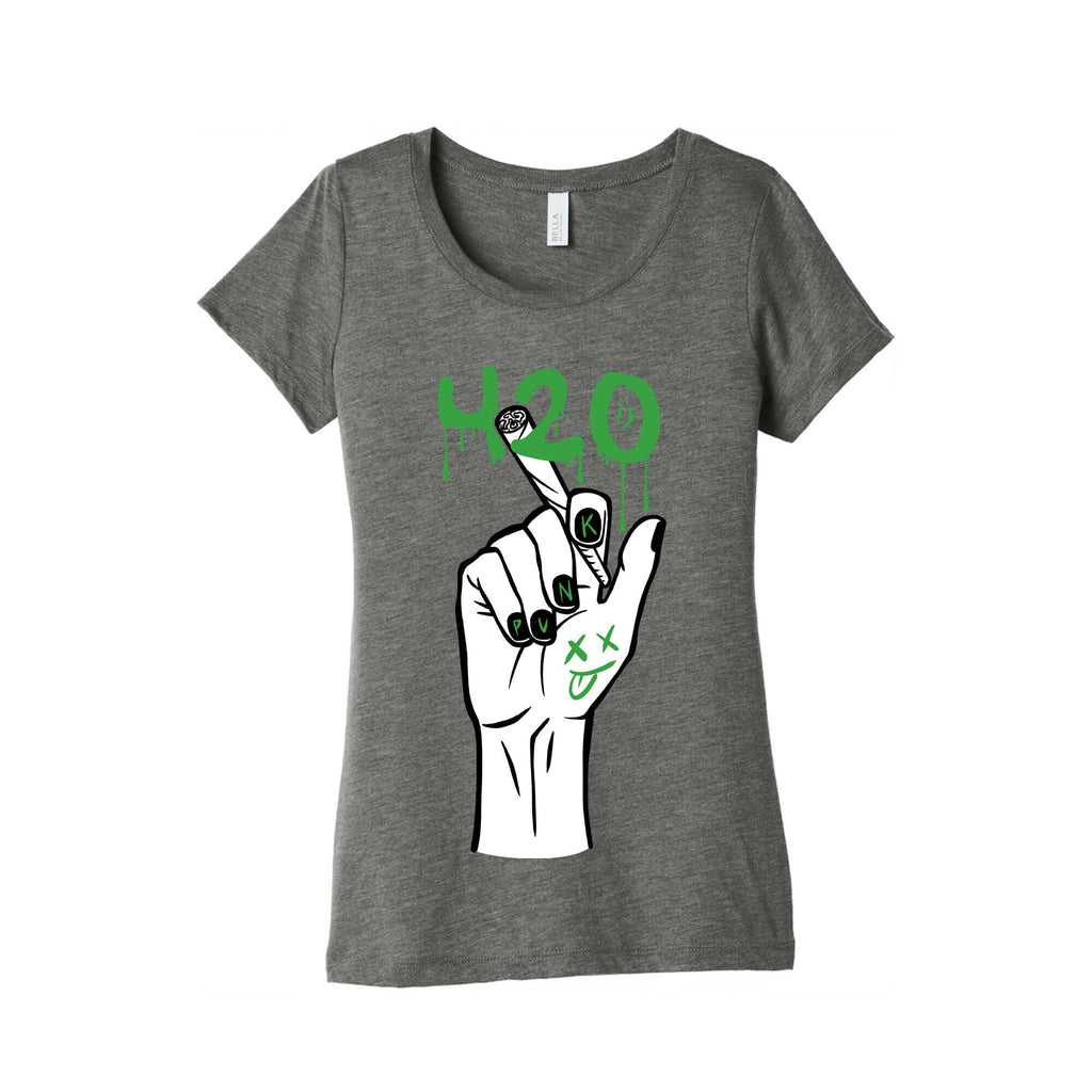 420 Is Punk Women's Triblend Tee
