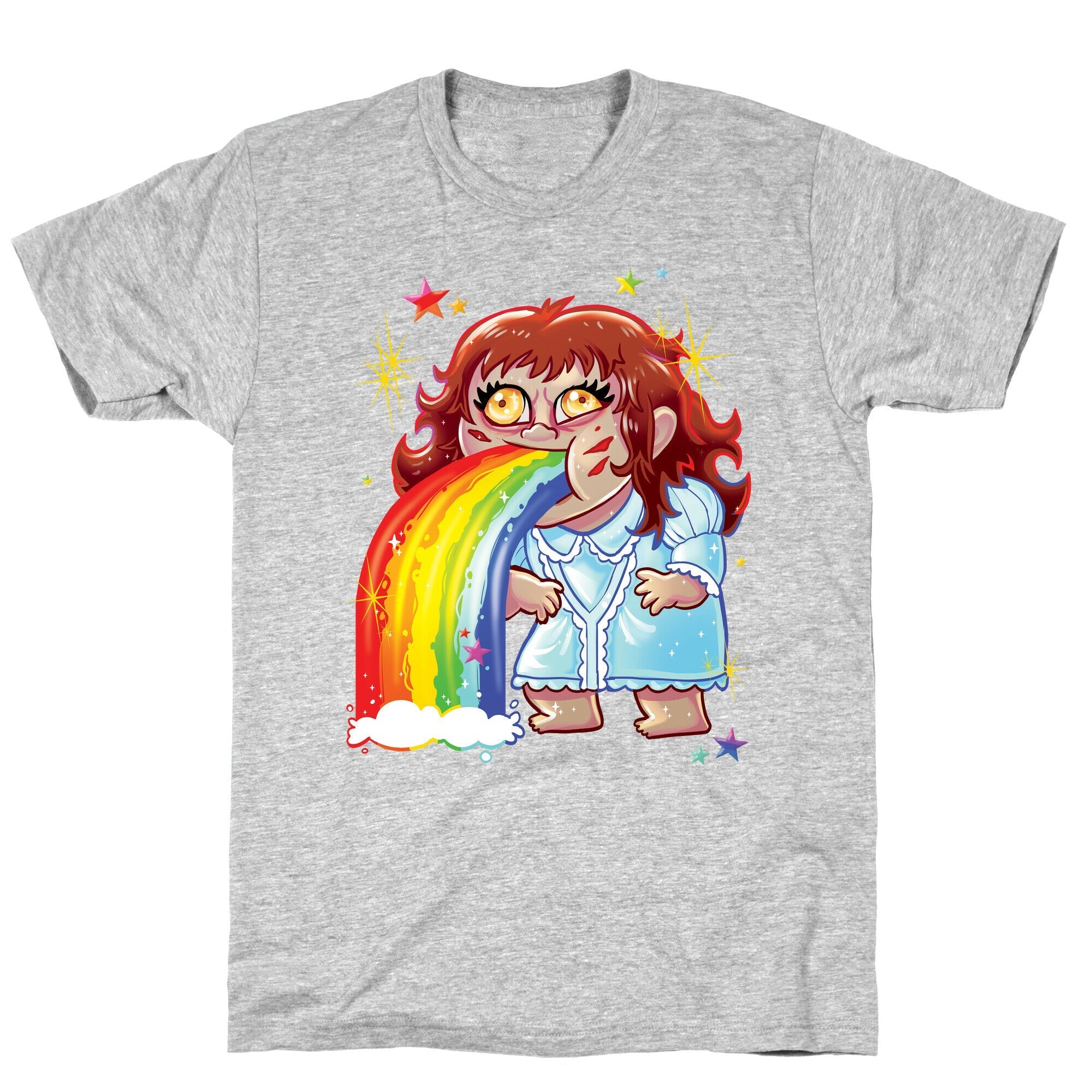 90's Rainbow Barfing Exorcist T-Shirt