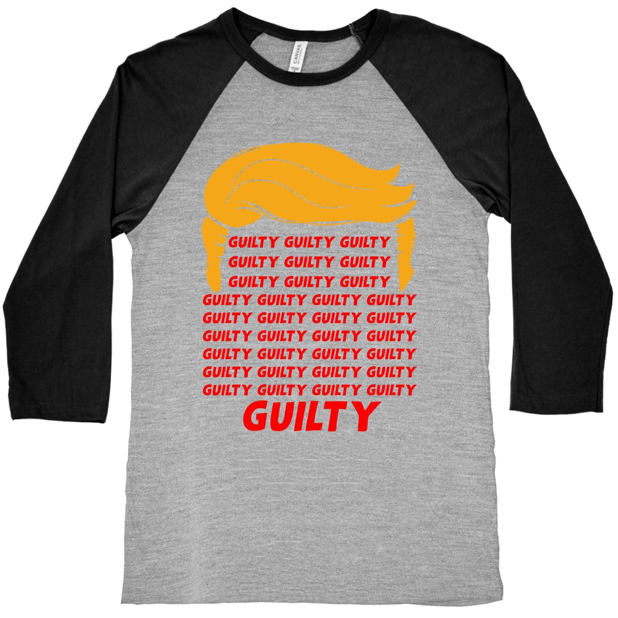 34 Times Guilty Trump Baseball Tee Style001