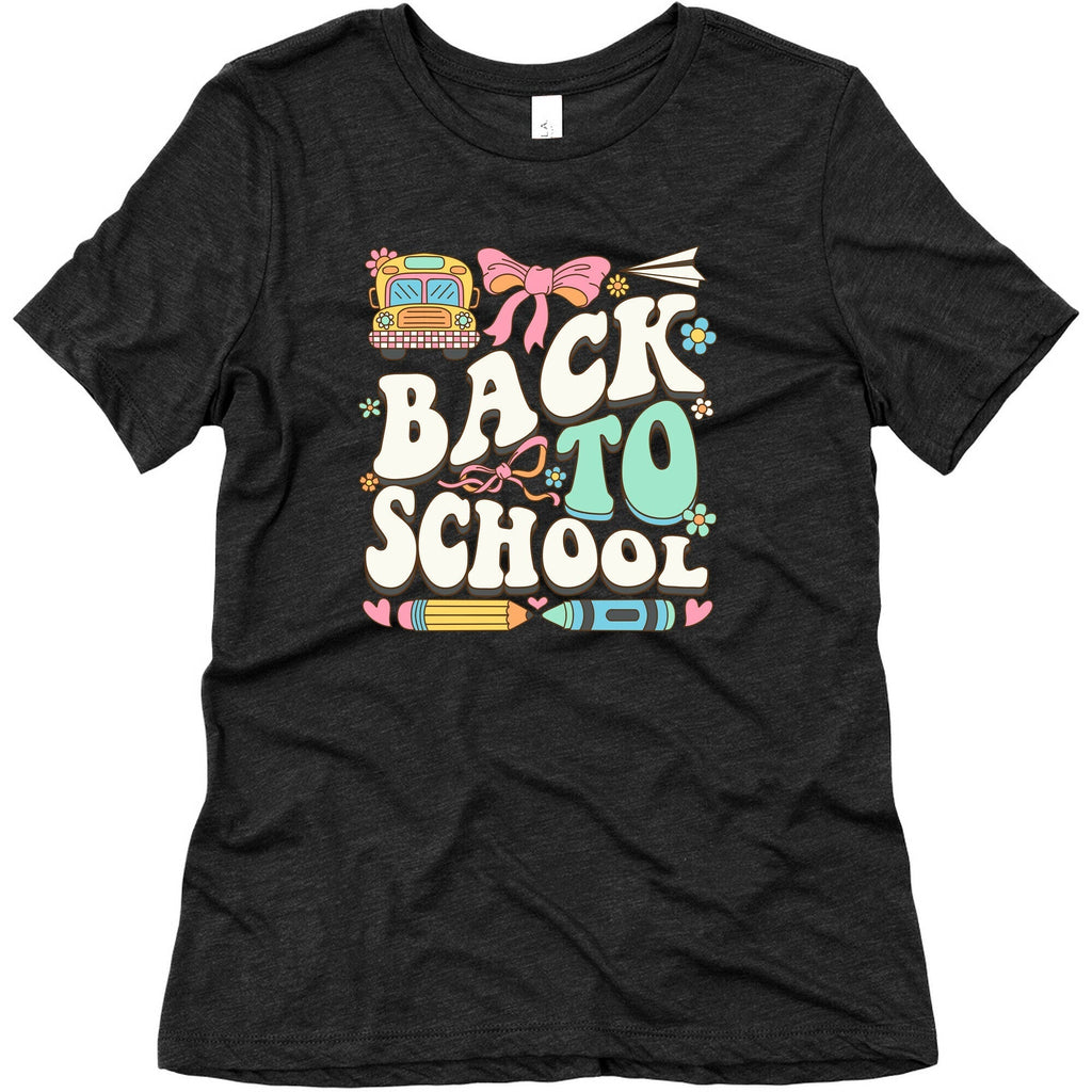 Back To School Womens Triblend Tee