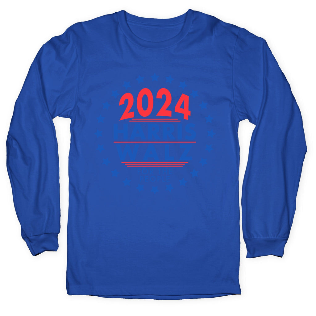 2024 Harris Walz For The People Longsleeve Tee