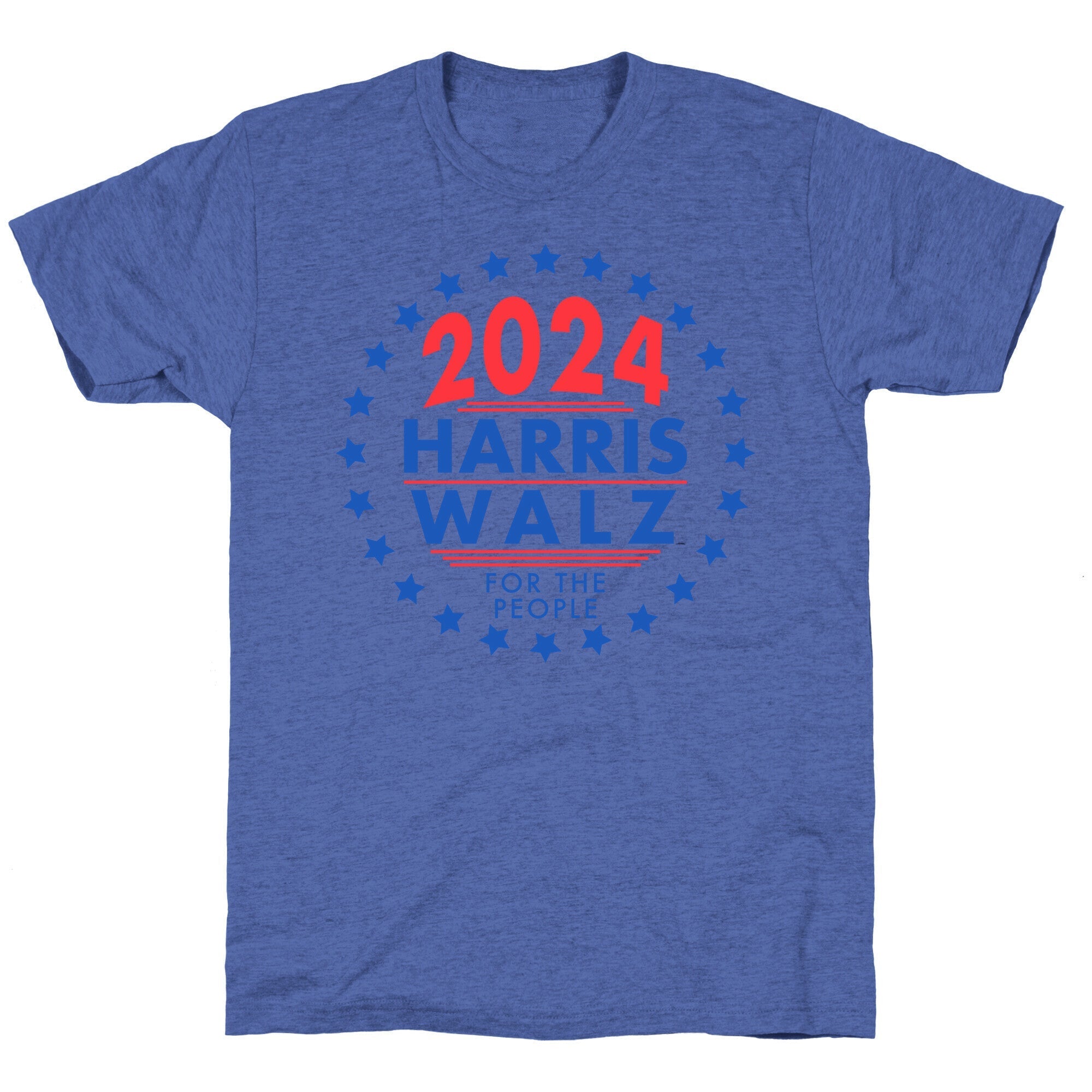 2024 Harris Walz For The People Unisex Triblend Tee