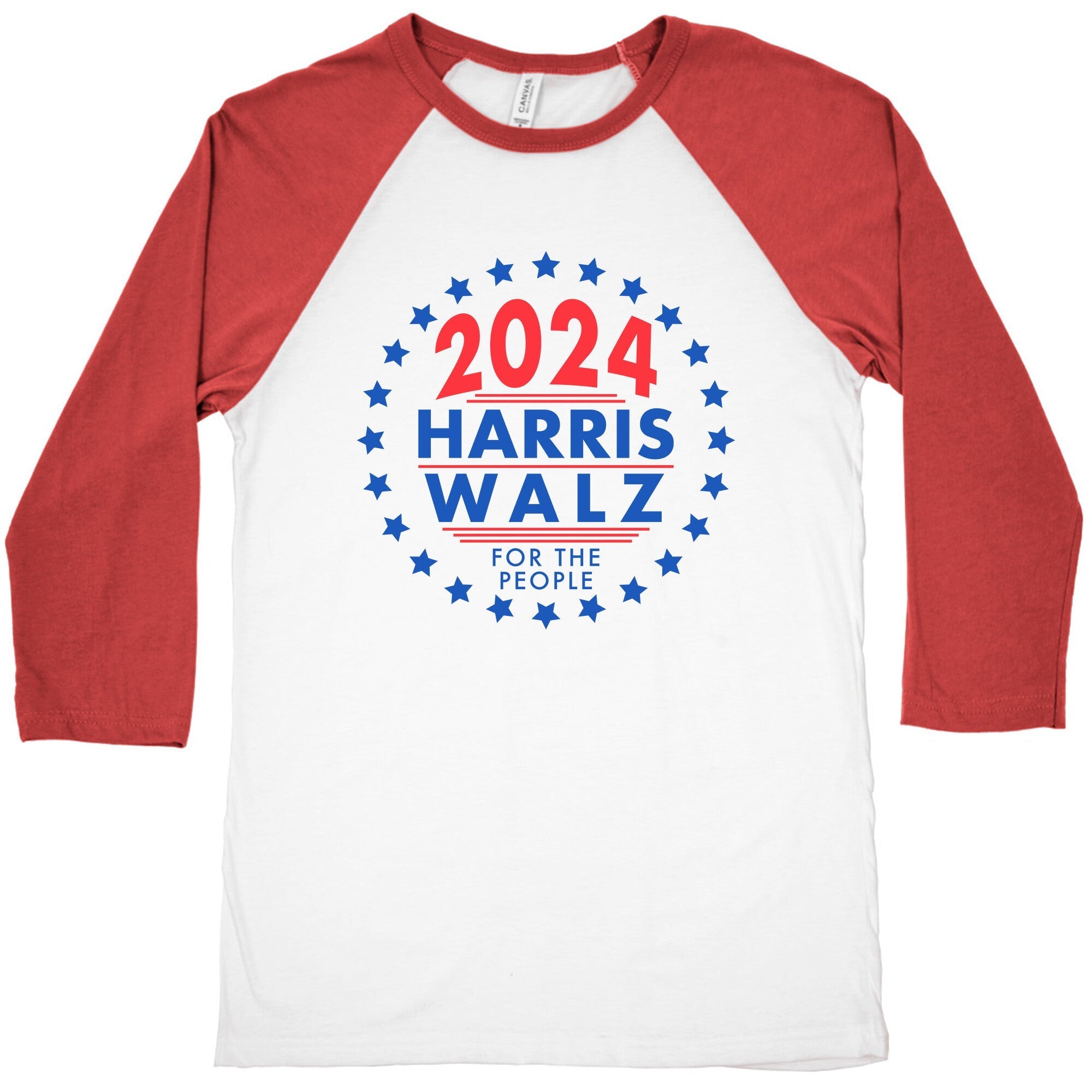 2024 Harris Walz For The People Baseball Tee