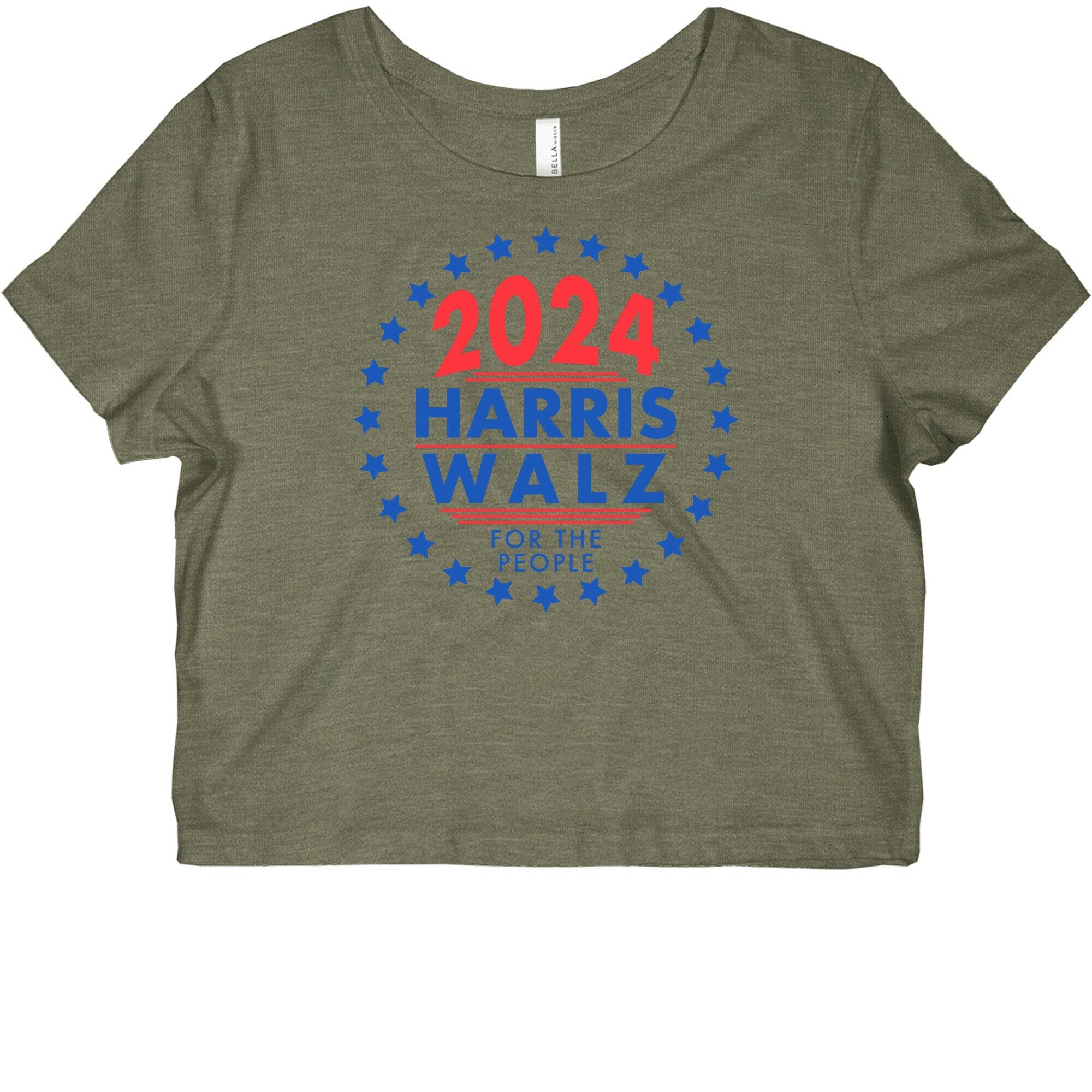 2024 Harris Walz For The People Graphic Baby Tee Style001