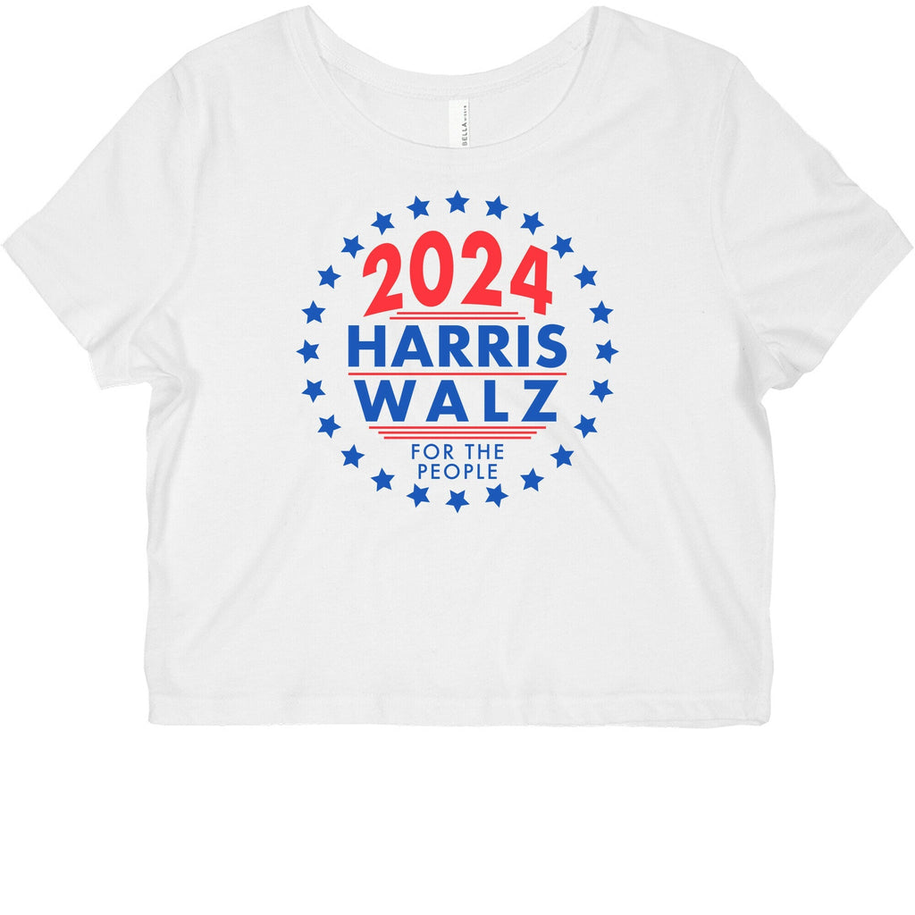 2024 Harris Walz For The People Graphic Baby Tee Style001