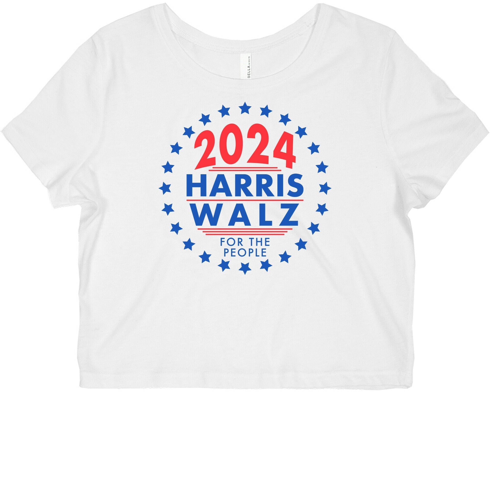 2024 Harris Walz For The People Graphic Baby Tee Style001