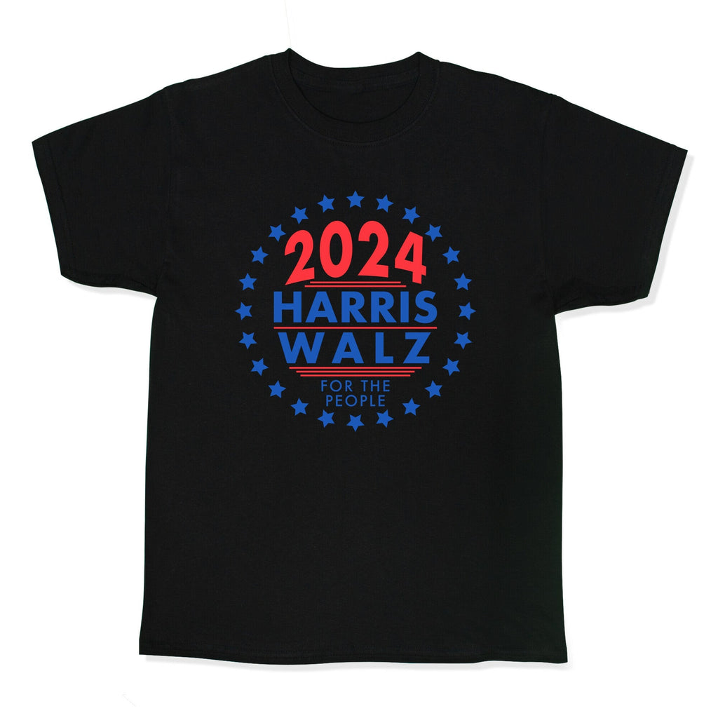 2024 Harris Walz For The People Kids Tee Style001