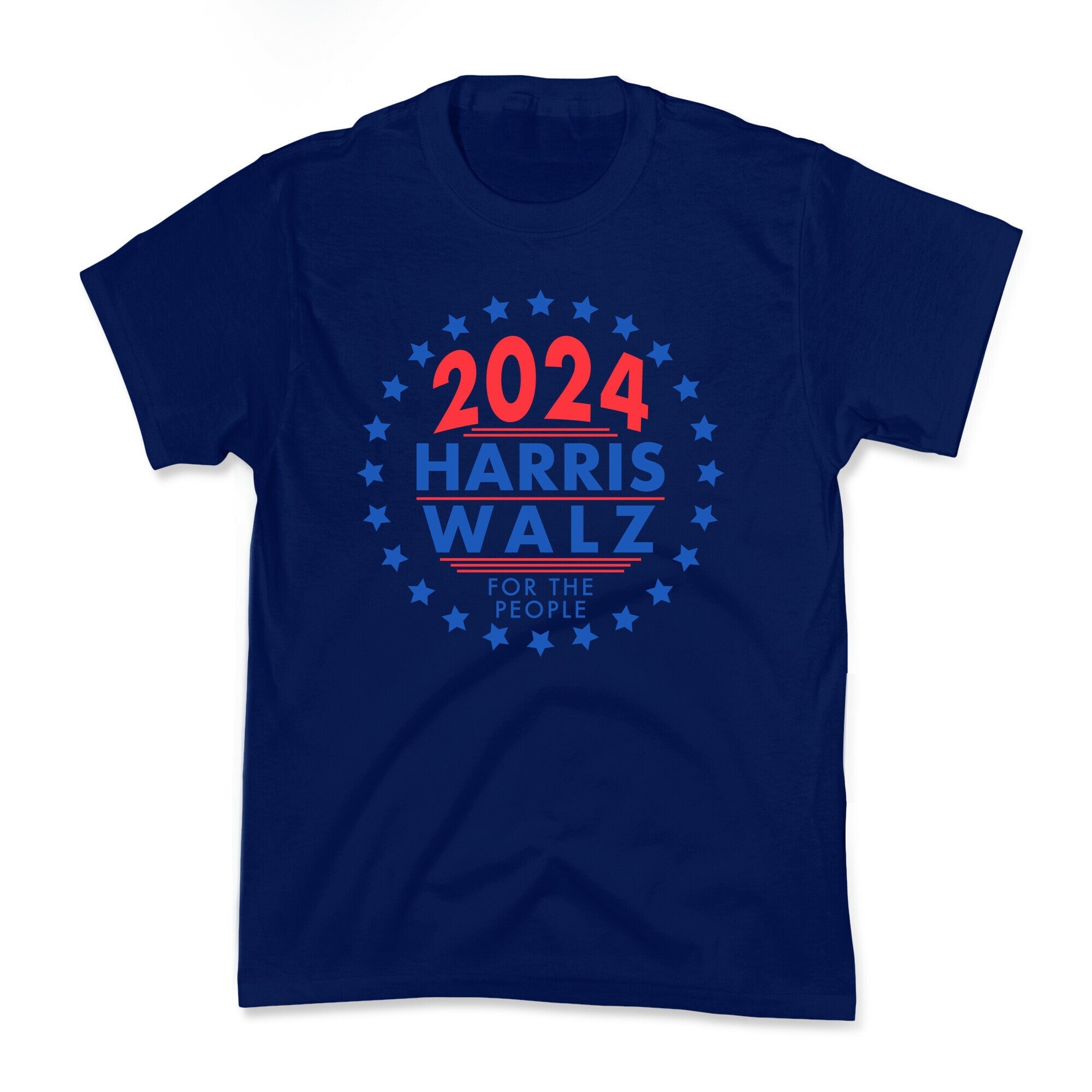 2024 Harris Walz For The People Kids Tee Style001