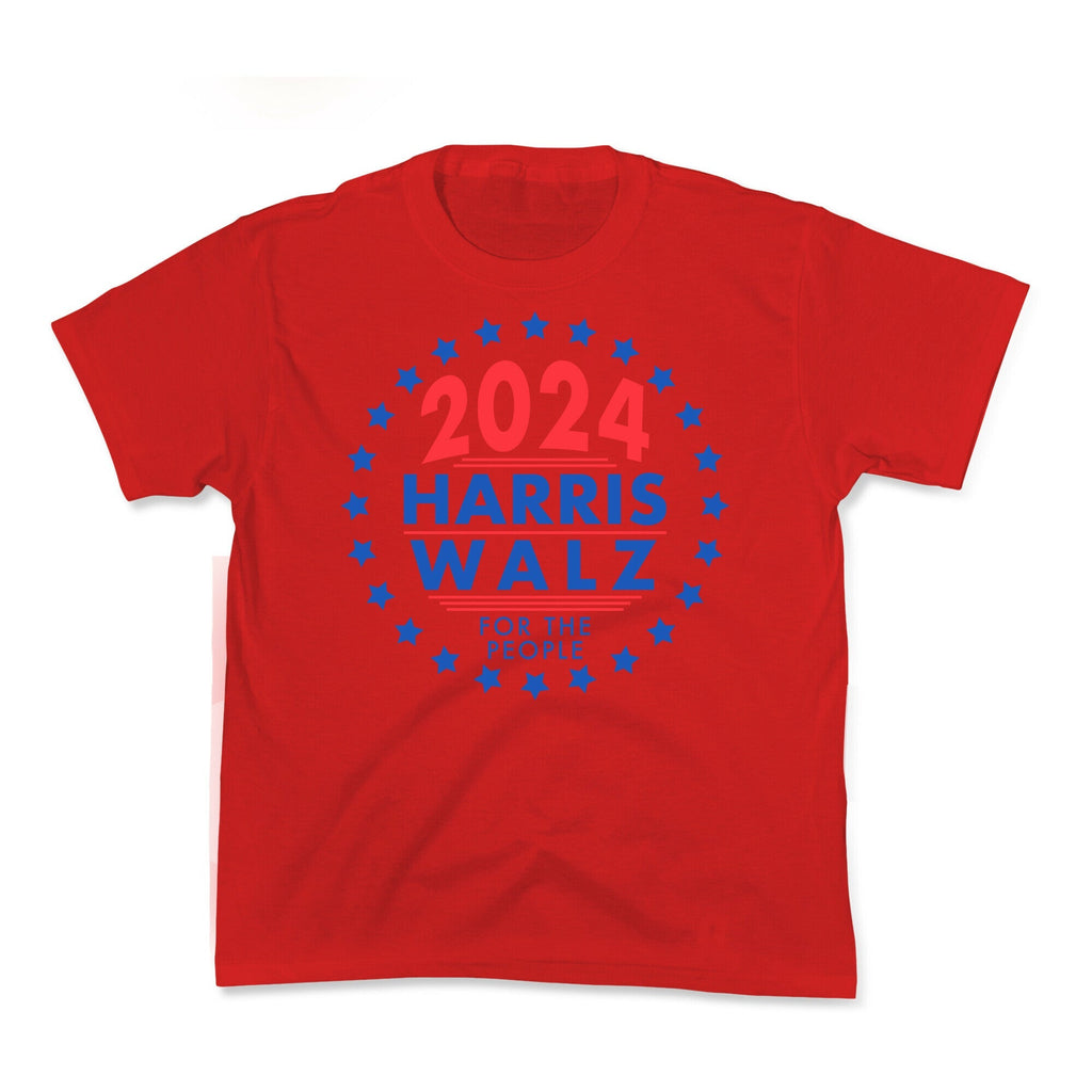 2024 Harris Walz For The People Kids Tee Style001