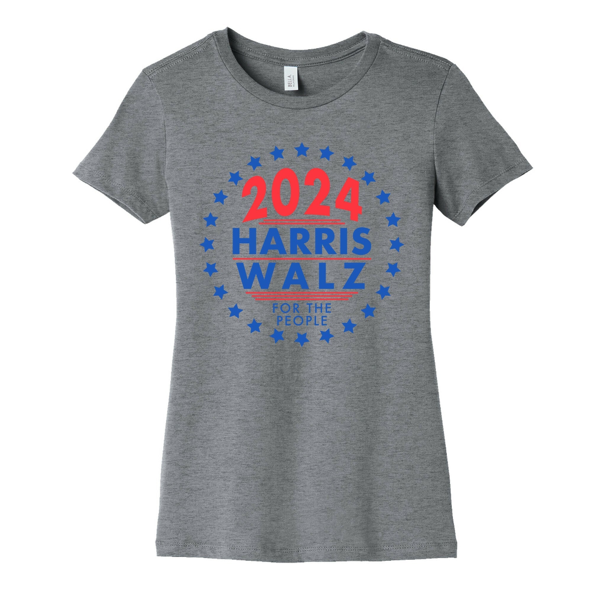 2024 Harris Walz For The People Womens Cotton Tee Style001