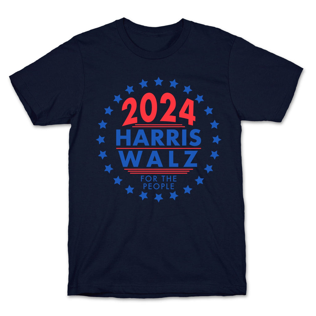 2024 Harris Walz For The People T-Shirt Style001