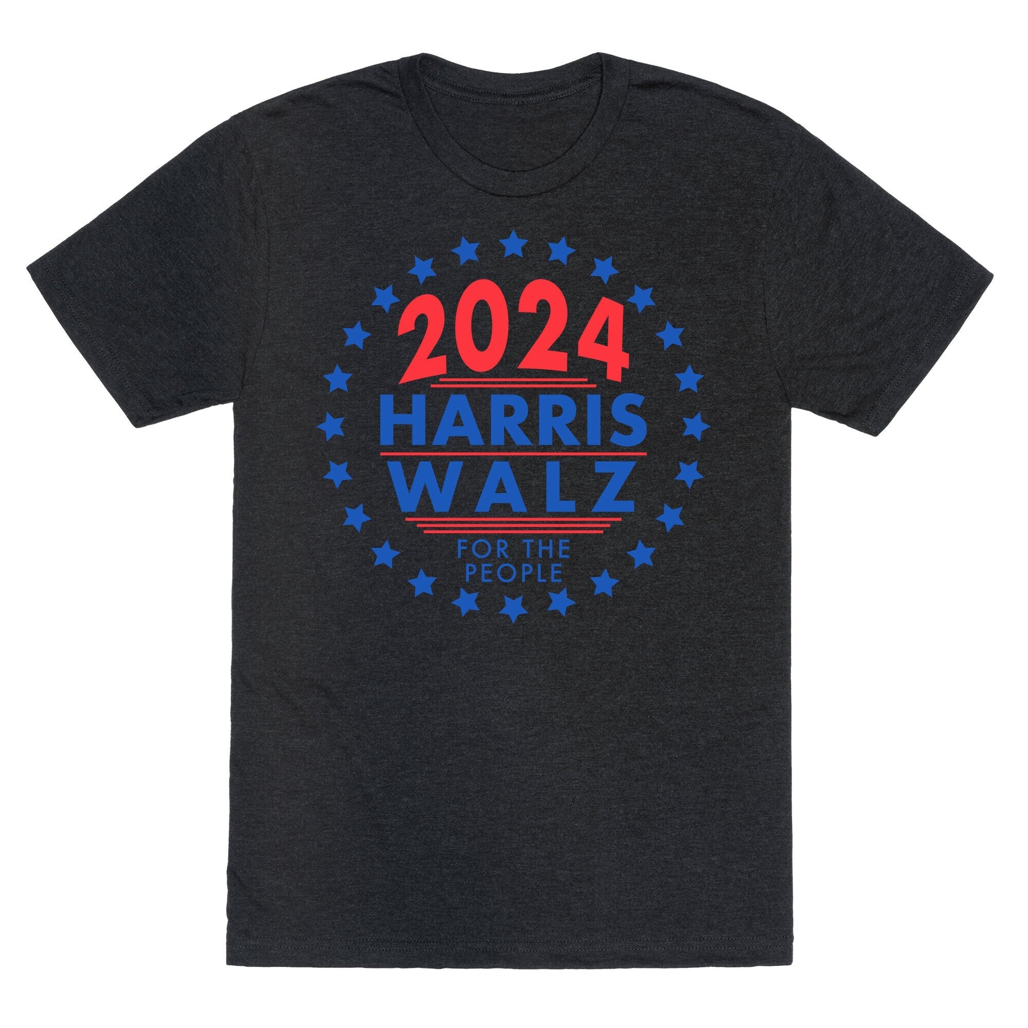 2024 Harris Walz For The People Unisex Triblend Tee Style001