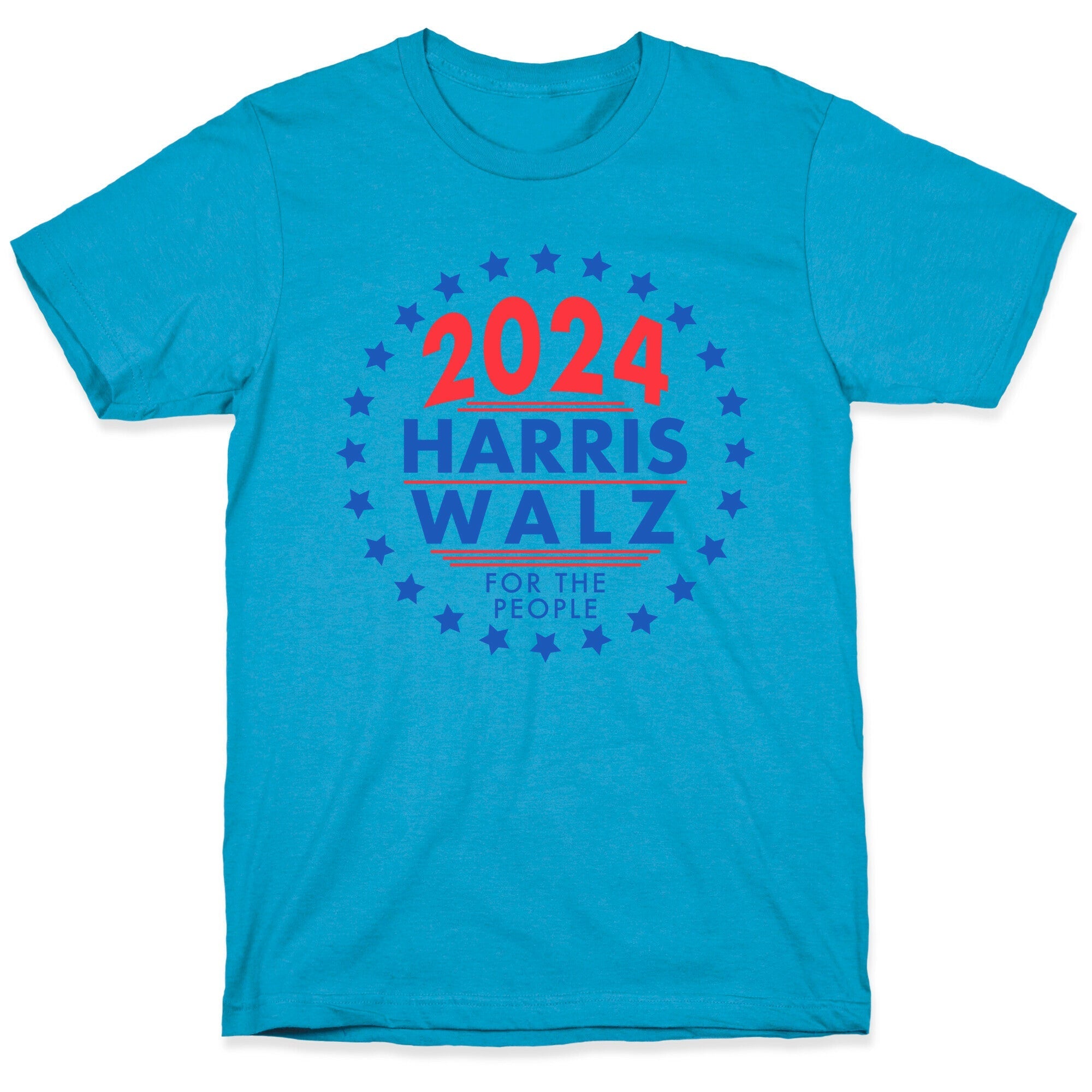 2024 Harris Walz For The People Unisex Triblend Tee Style001