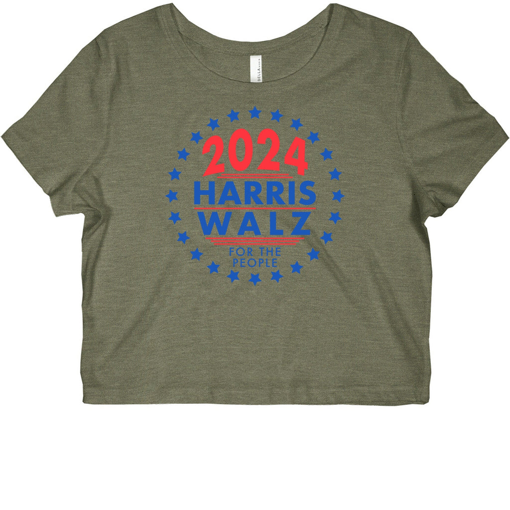 2024 Harris Walz For The People Graphic Baby Tee