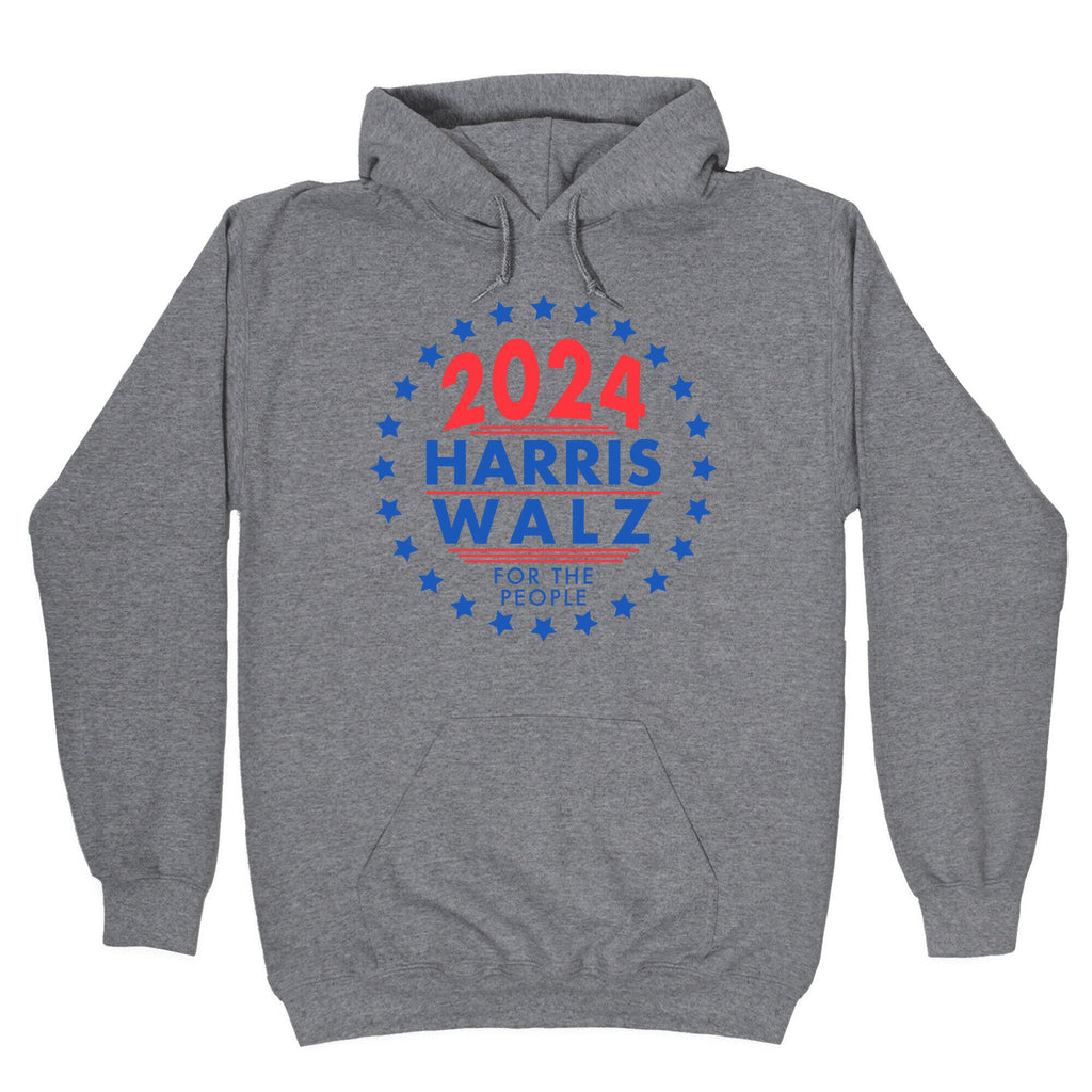 2024 Harris Walz For The People Hoodie Style001