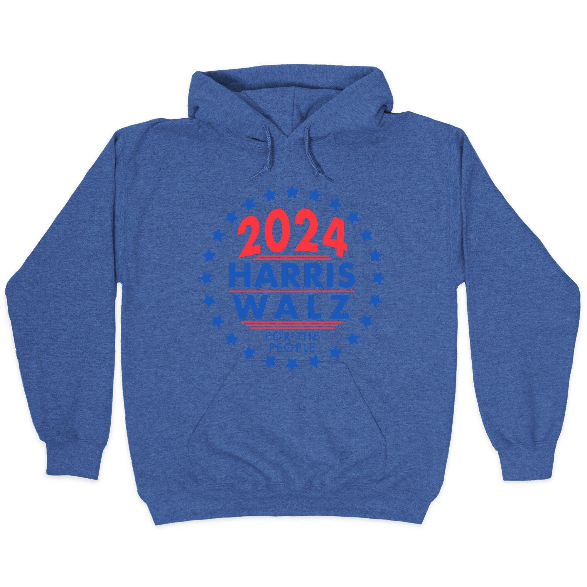 2024 Harris Walz For The People Hoodie Style001