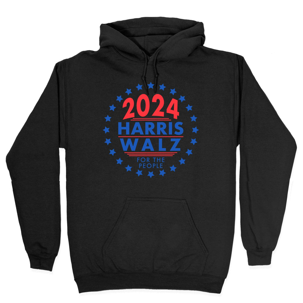 2024 Harris Walz For The People Hoodie Style001