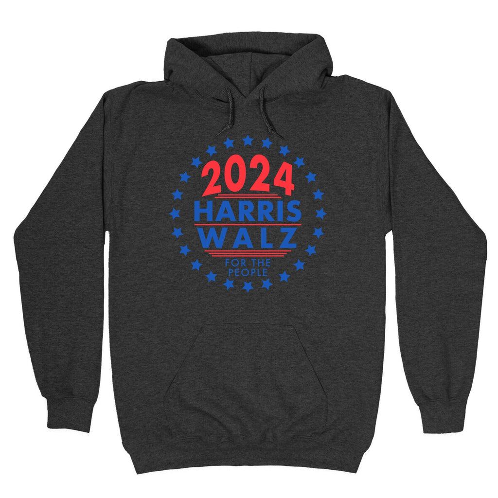 2024 Harris Walz For The People Hoodie Style001