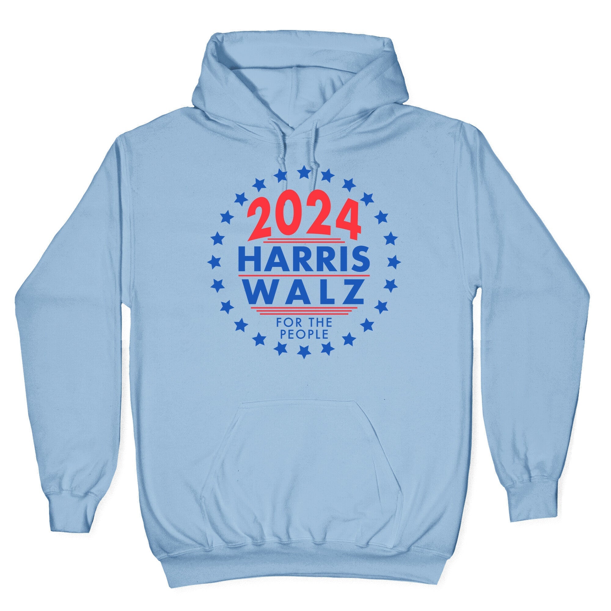 2024 Harris Walz For The People Hoodie Style001