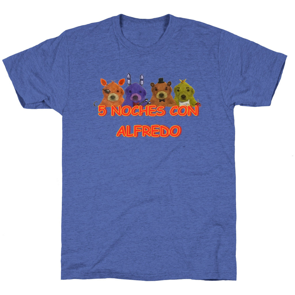 5 Noches Con Alfredo Unisex Triblend Tee