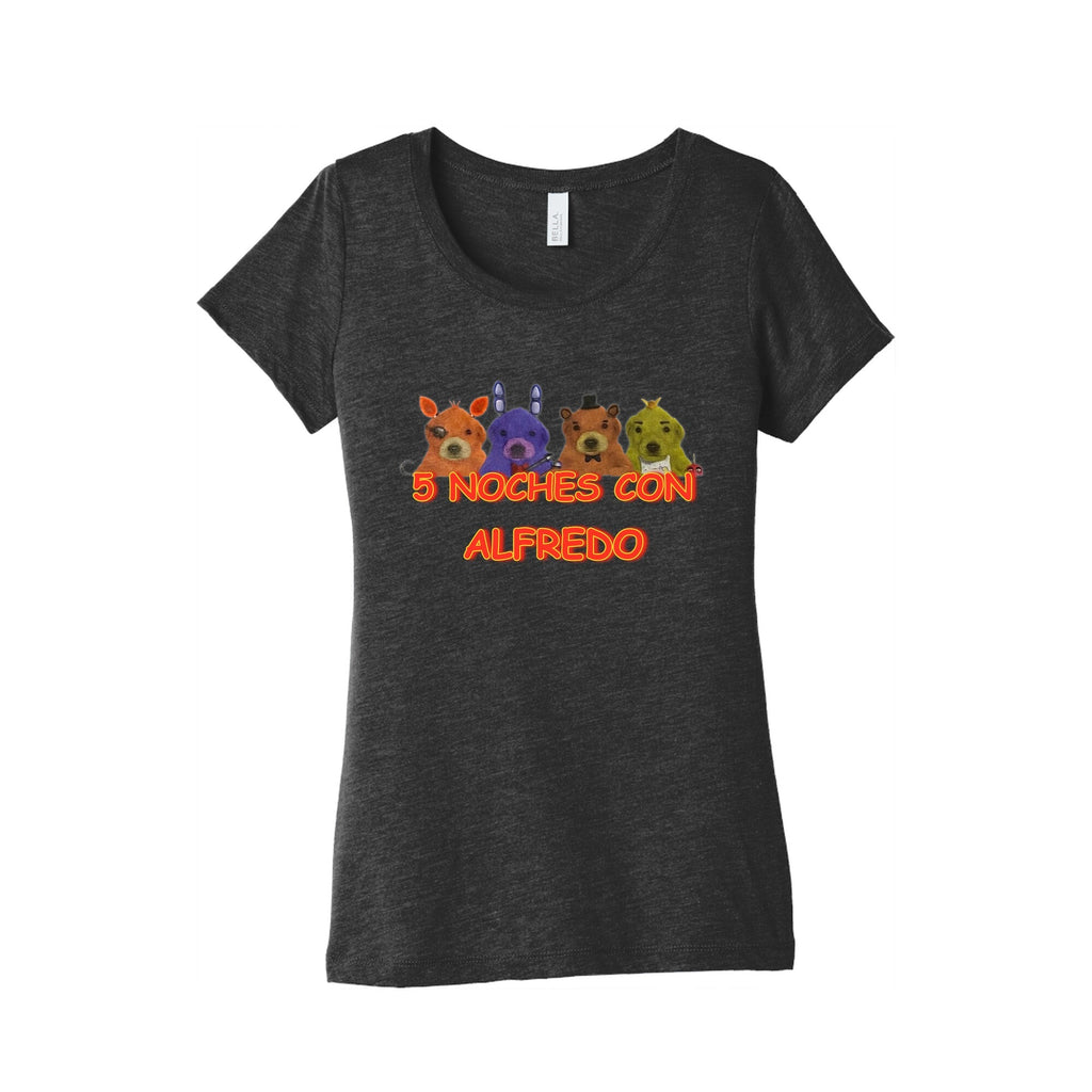 5 Noches Con Alfredo Womens Triblend Tee