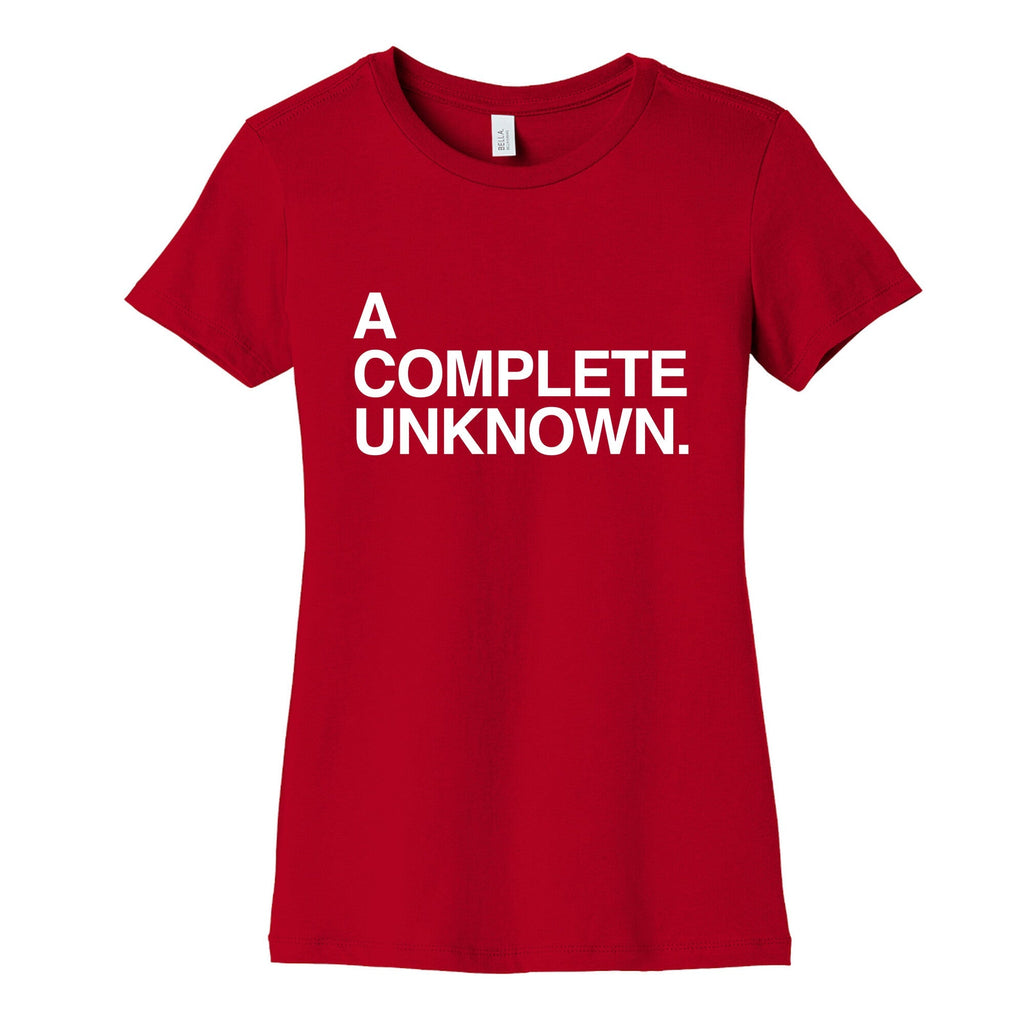 A Complete Unknown Womens Cotton Tee