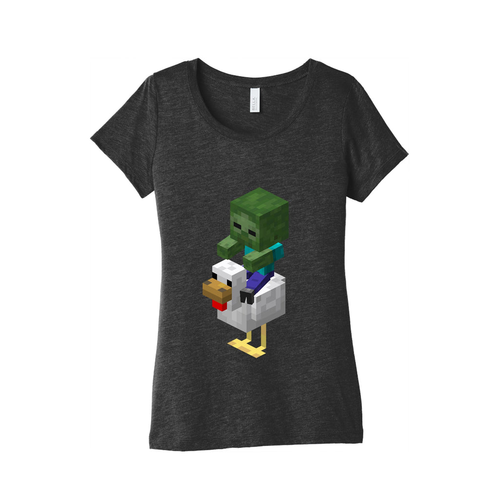 Chicken Jockey Womens Triblend Tee
