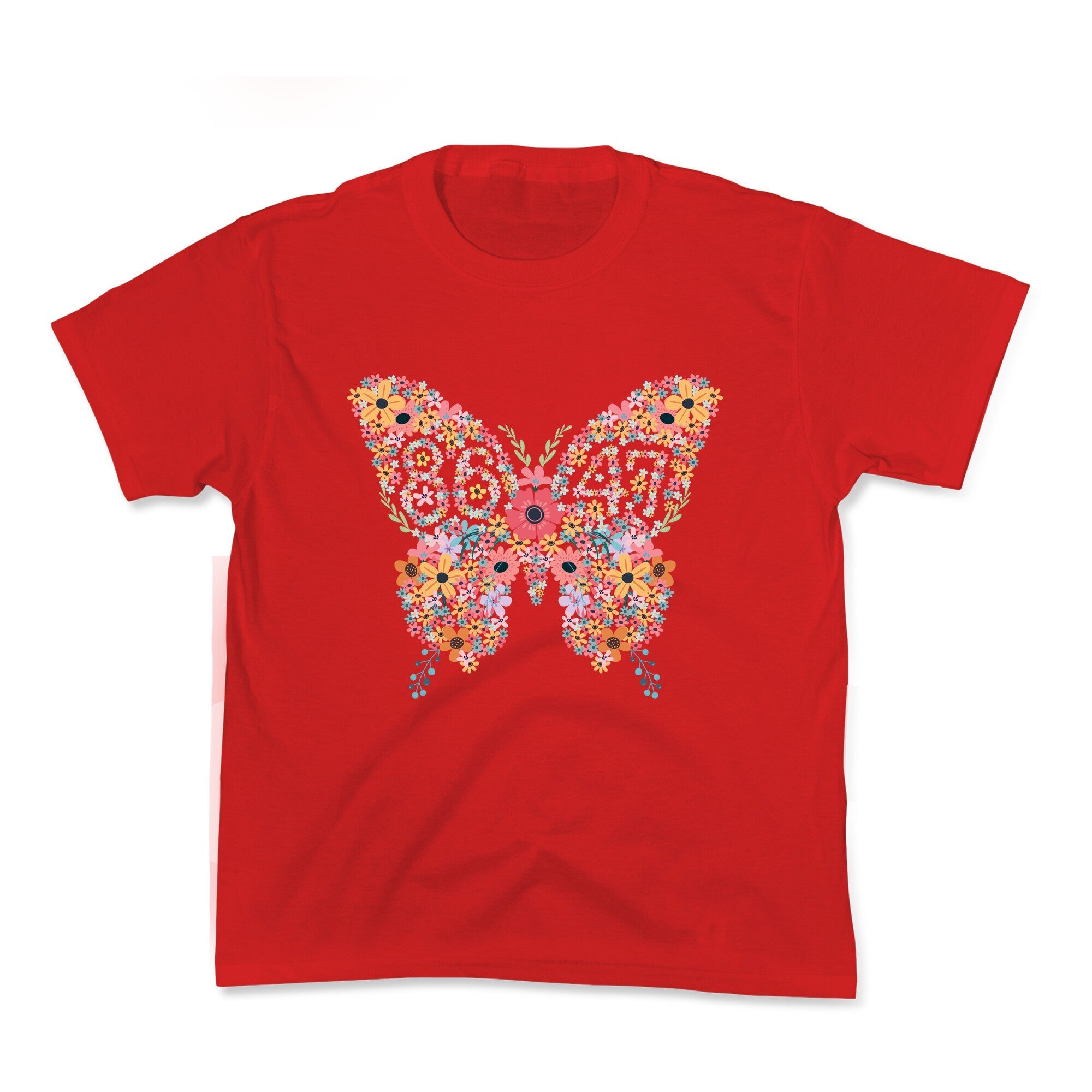 8647 Anti Trump Butterfly Kids Tee