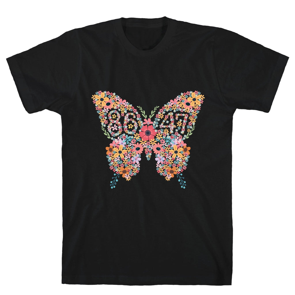 8647 Anti Trump Butterfly T-Shirt