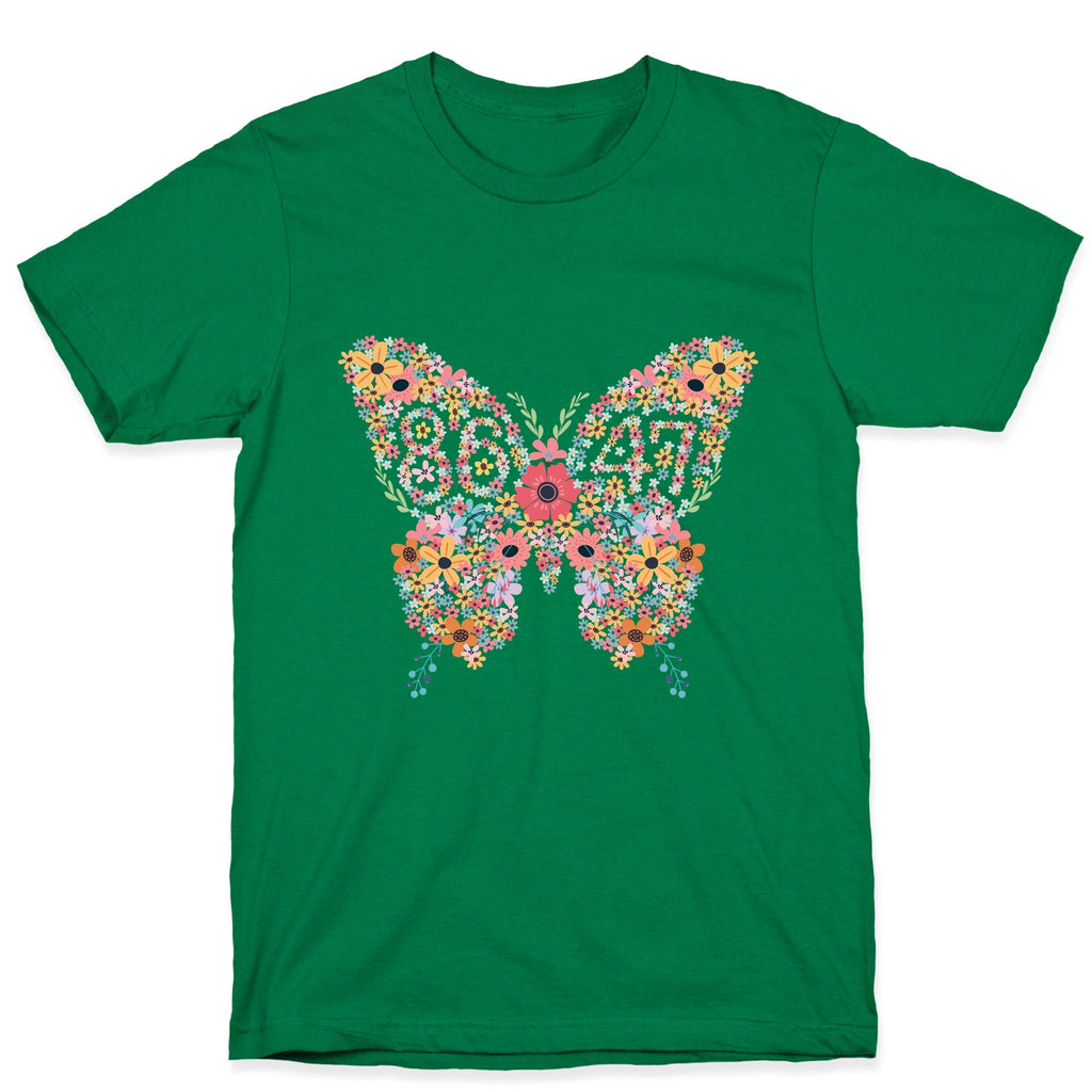 8647 Anti Trump Butterfly T-Shirt