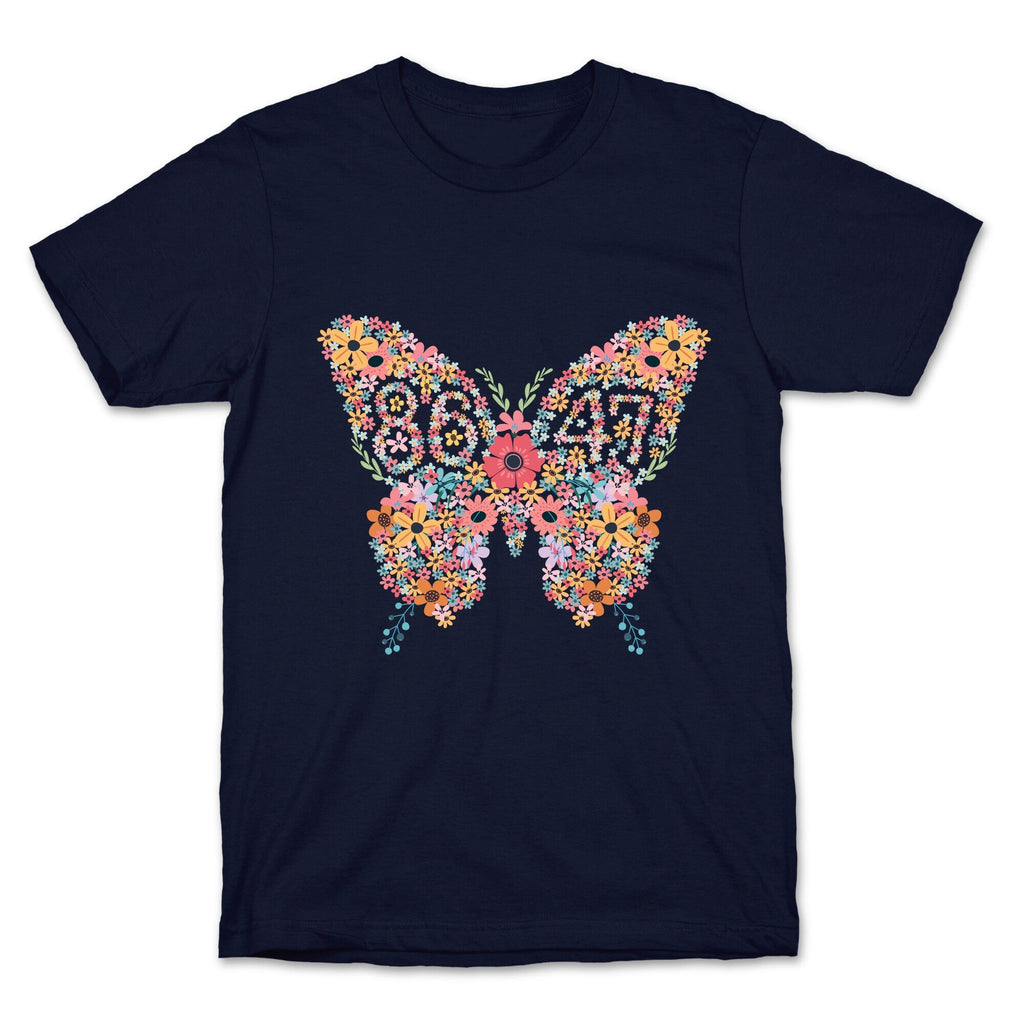 8647 Anti Trump Butterfly T-Shirt