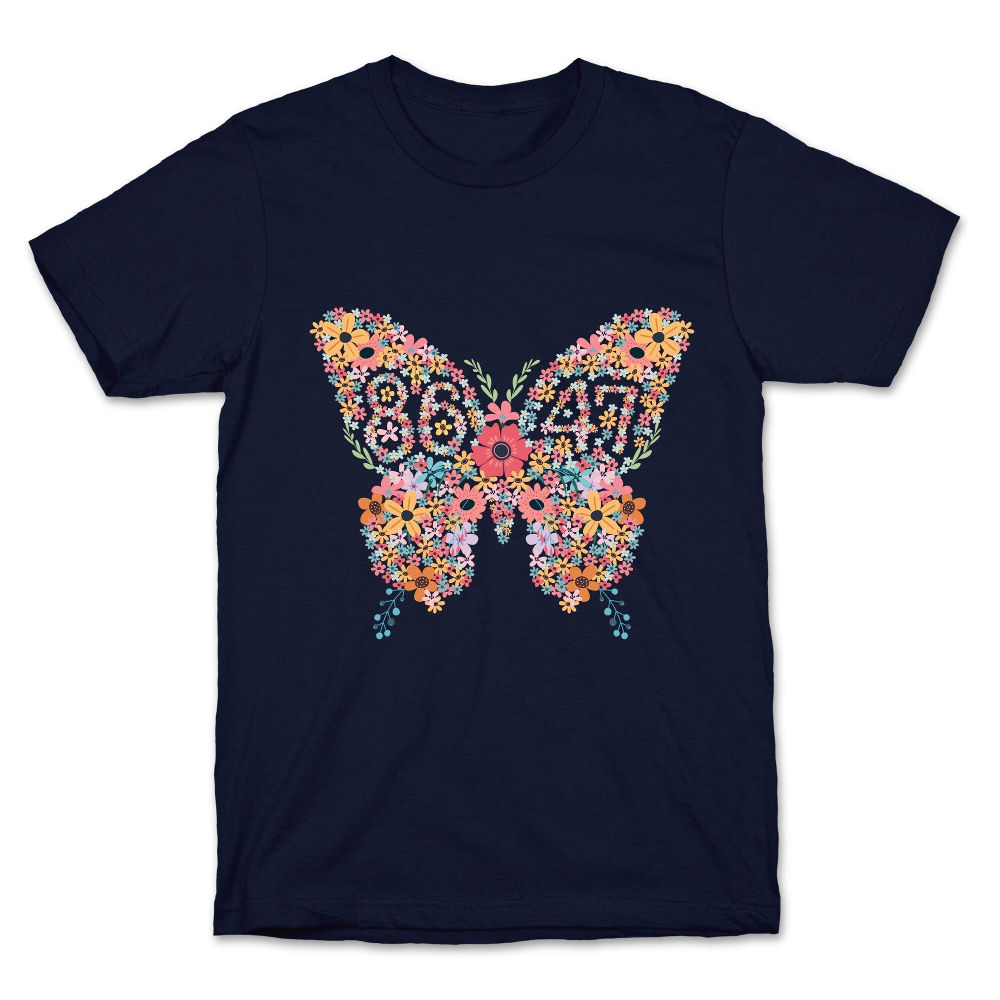 8647 Anti Trump Butterfly T-Shirt