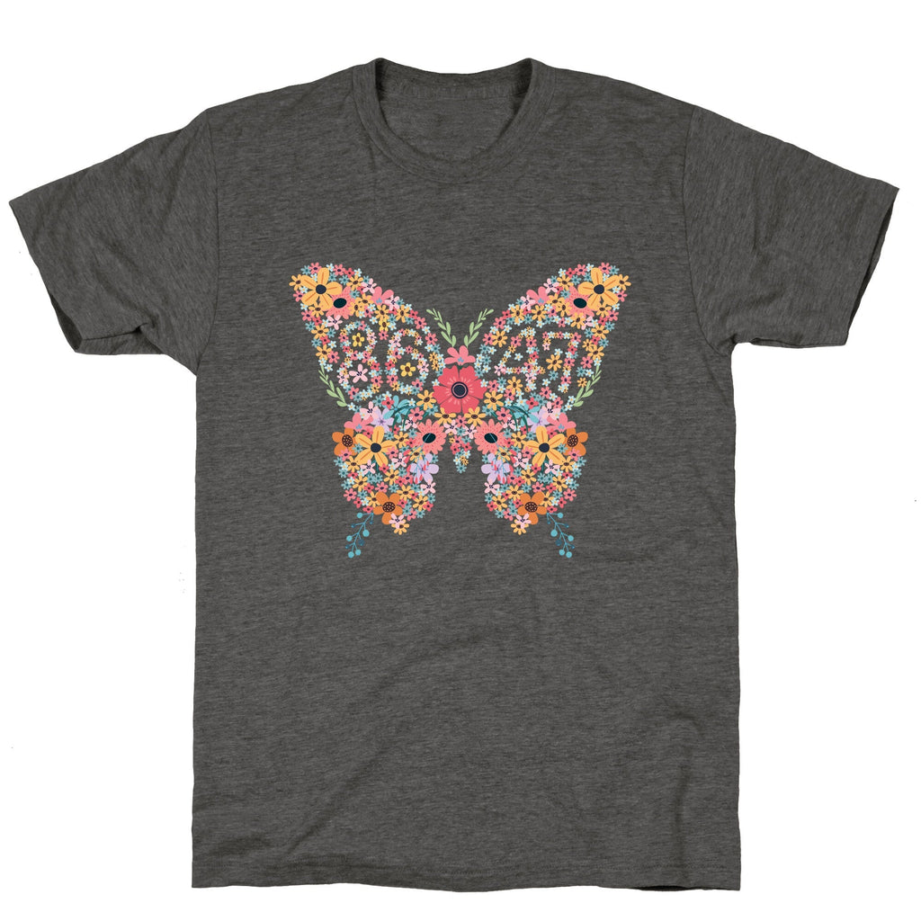 8647 Anti Trump Butterfly Unisex Triblend Tee