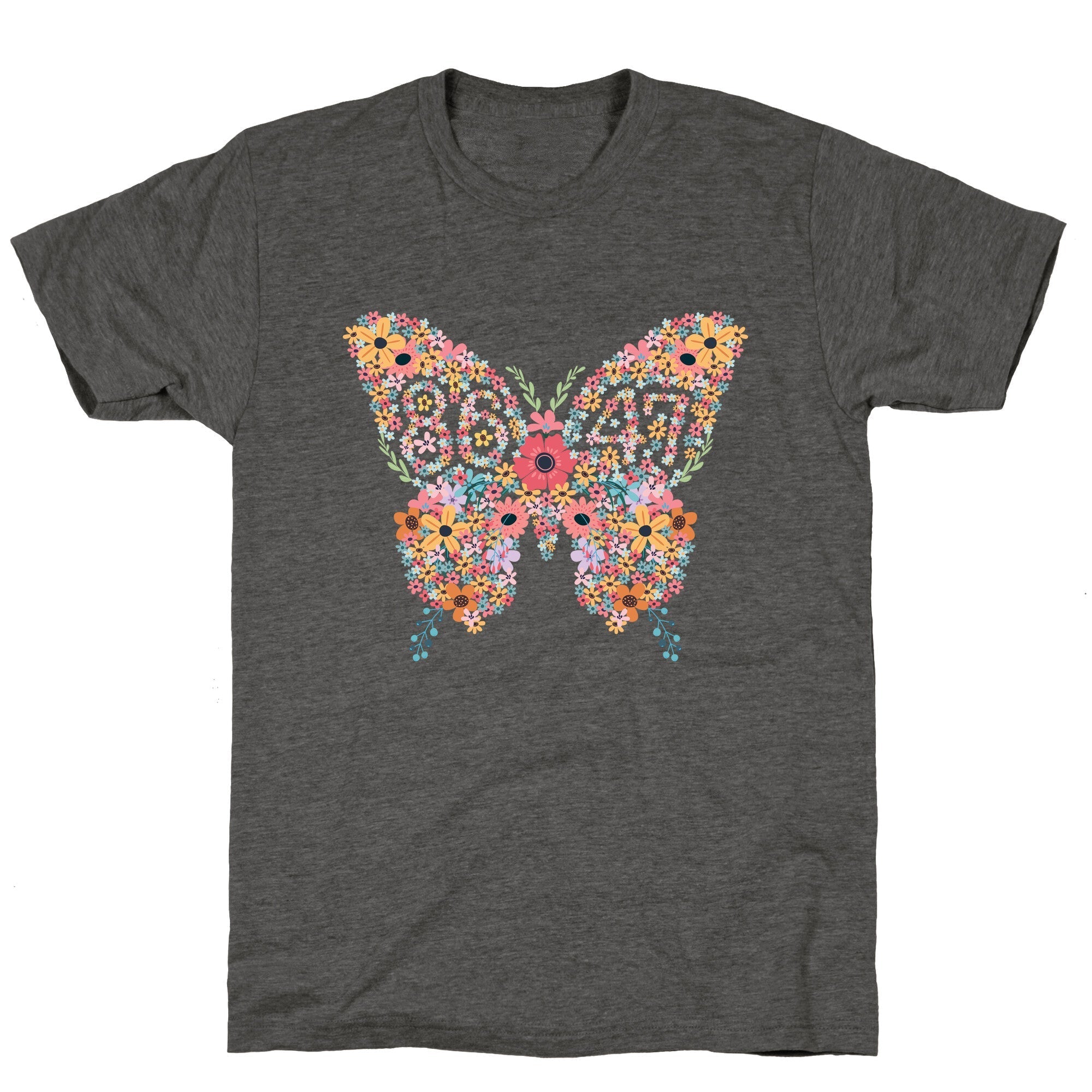 8647 Anti Trump Butterfly Unisex Triblend Tee
