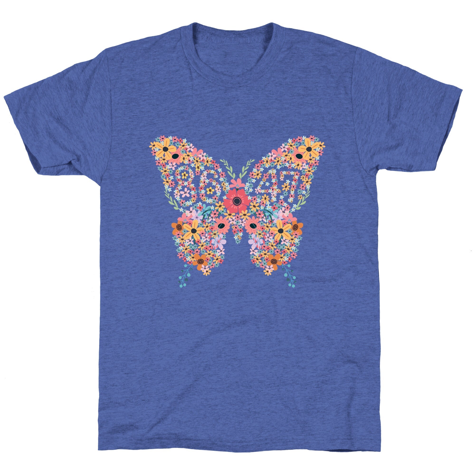 8647 Anti Trump Butterfly Unisex Triblend Tee