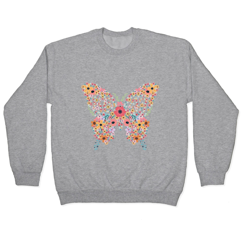 8647 Anti Trump Butterfly Crewneck Sweatshirt
