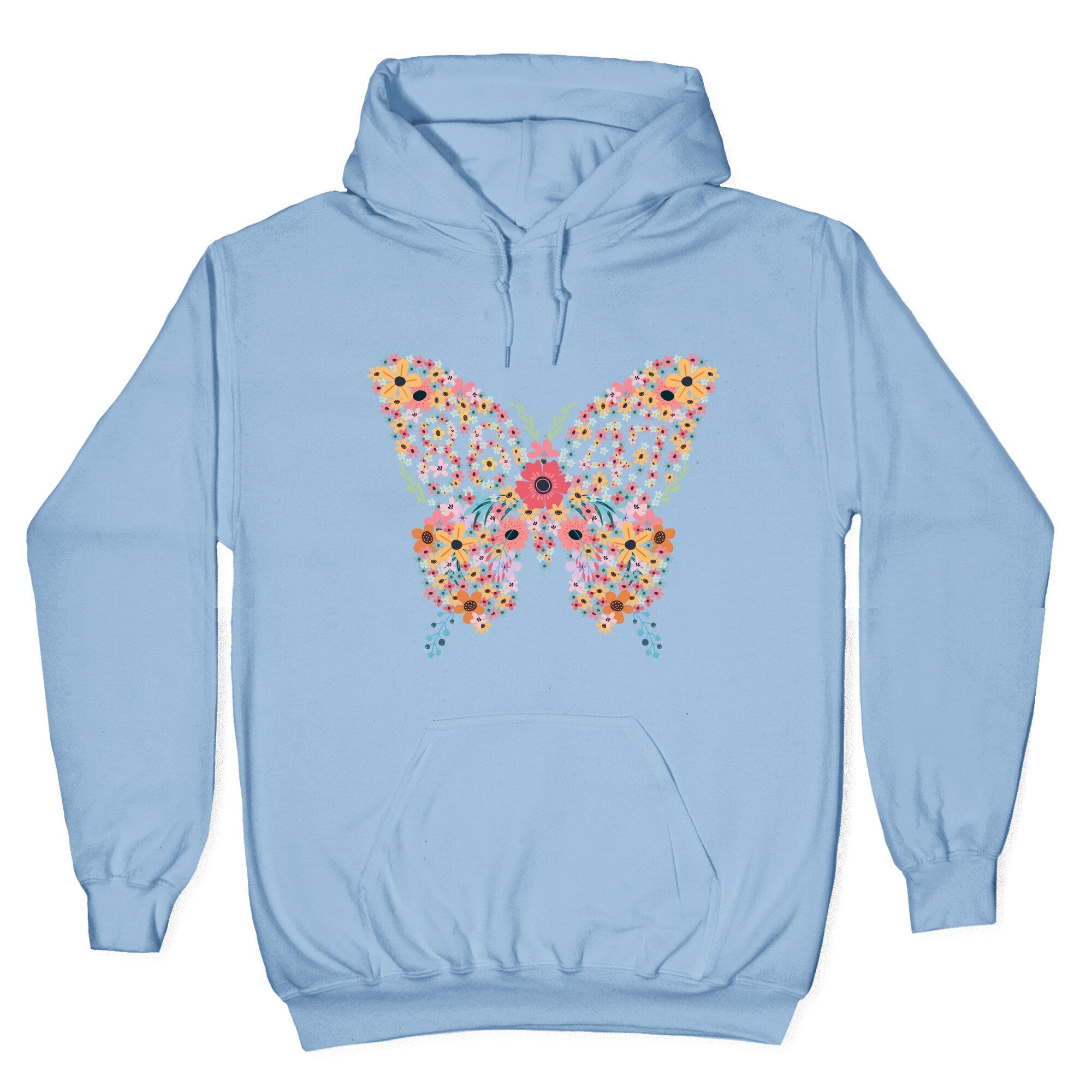8647 Anti Trump Butterfly Hoodie