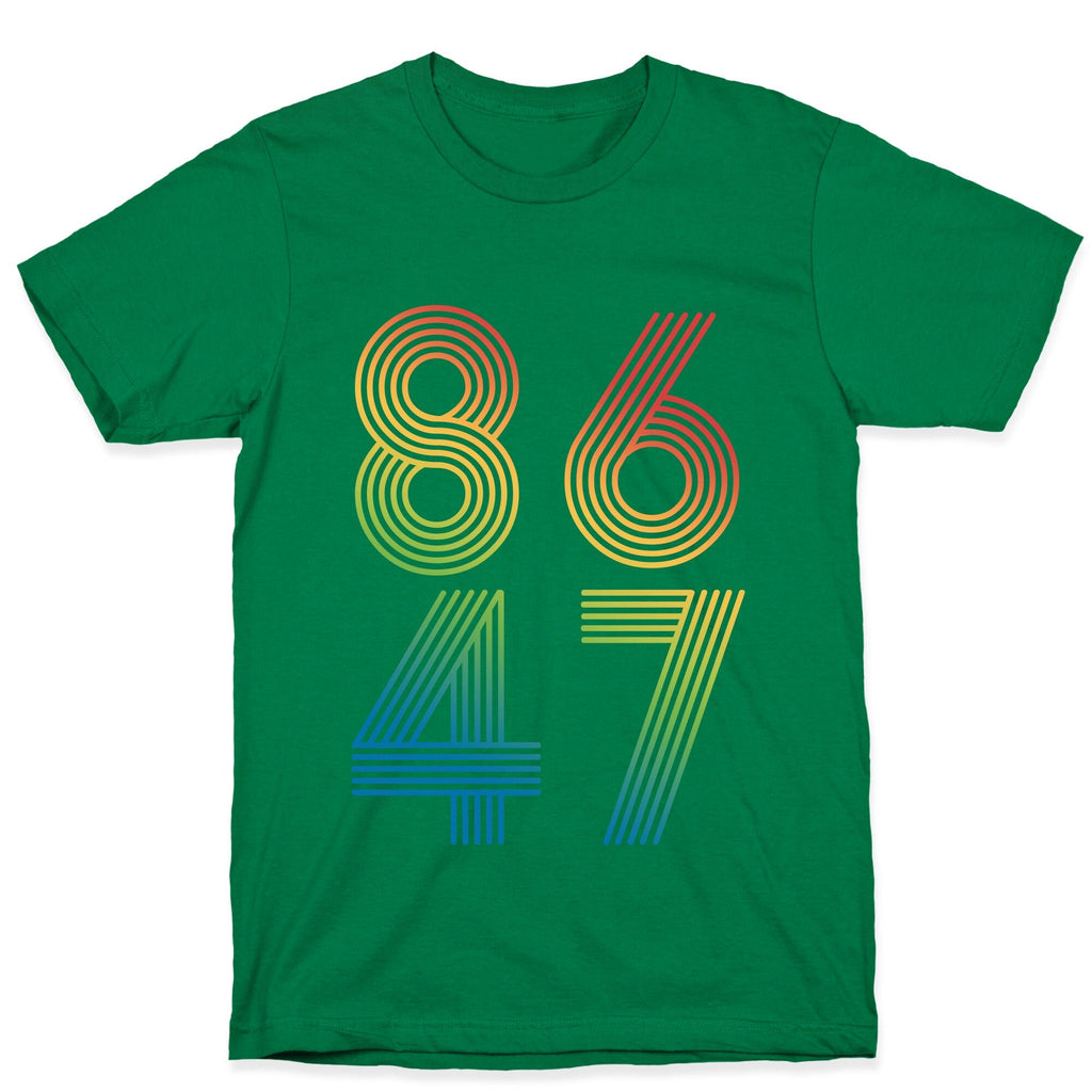 8647 Anti Trump Rainbow T-Shirt