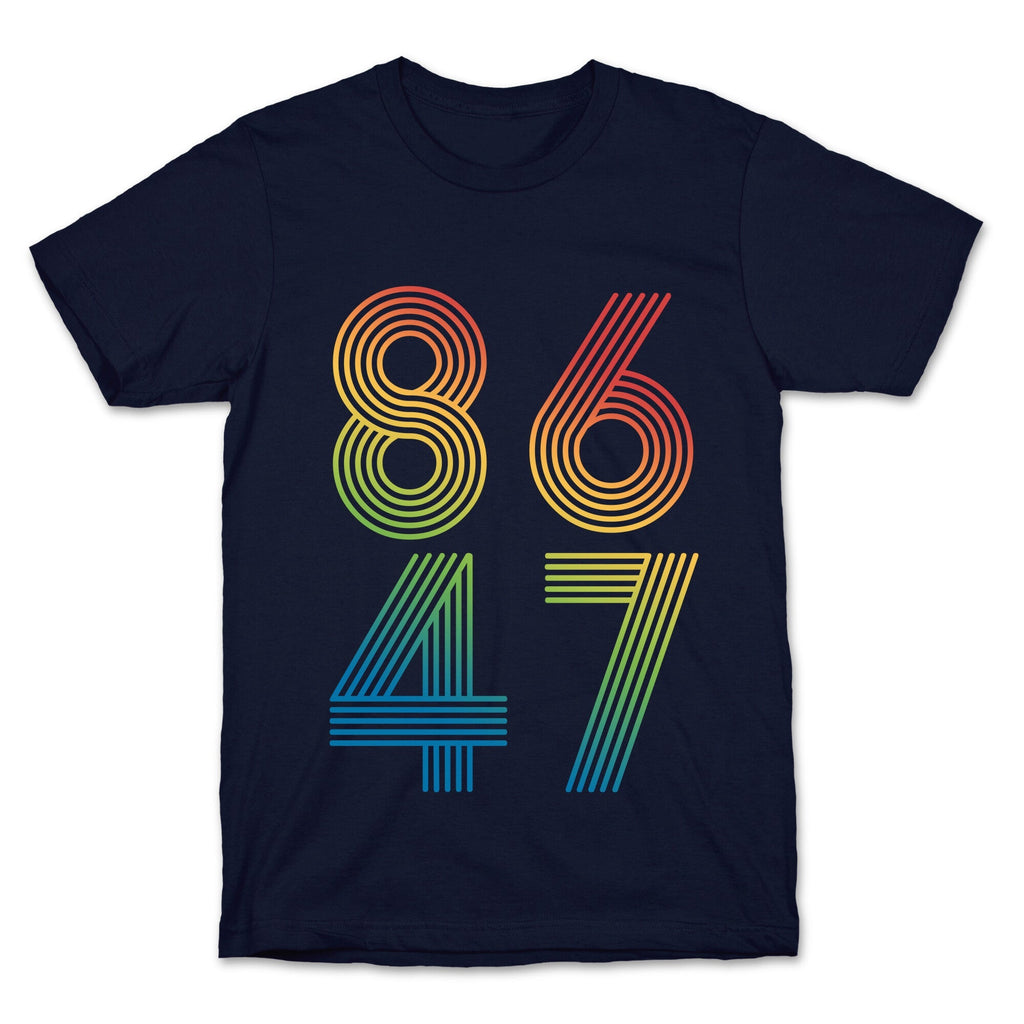 8647 Anti Trump Rainbow T-Shirt
