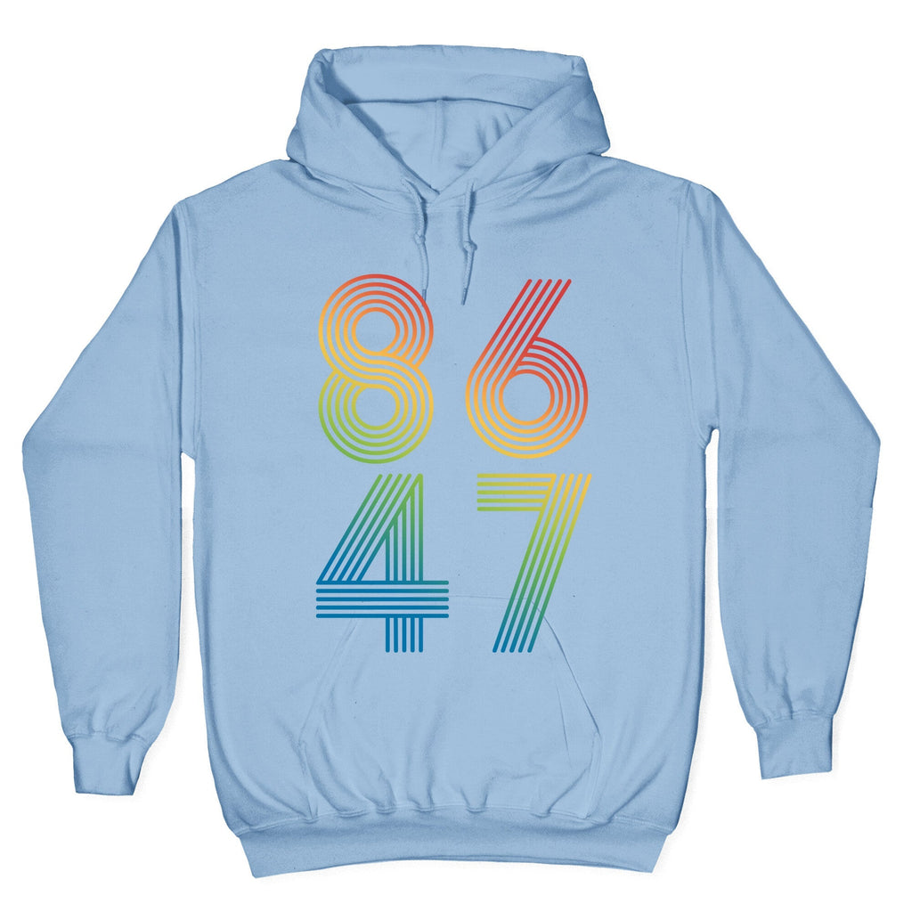 8647 Anti Trump Rainbow Hoodie