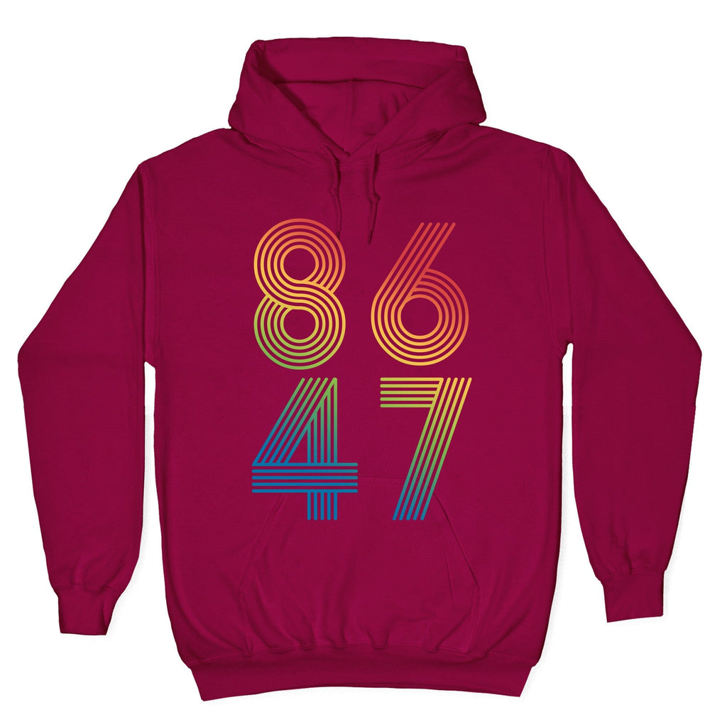 8647 Anti Trump Rainbow Hoodie