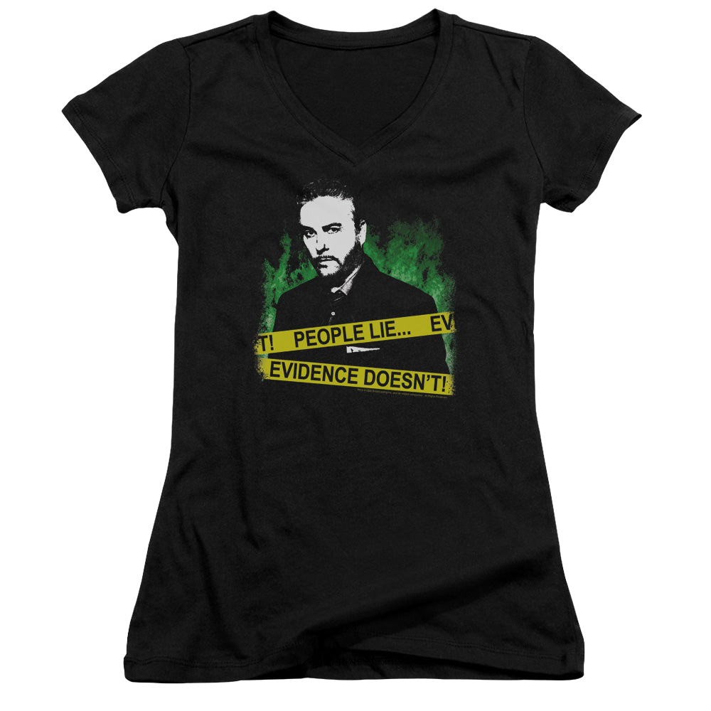 CSI People Lie - Juniors V-Neck T-Shirt Hoodie, Sweatshirt | CiraTrend.com