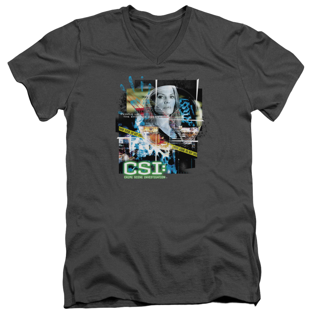 CSI Evidence Collage - Men's V-Neck T-Shirt Hoodie, Sweatshirt | CiraTrend.com