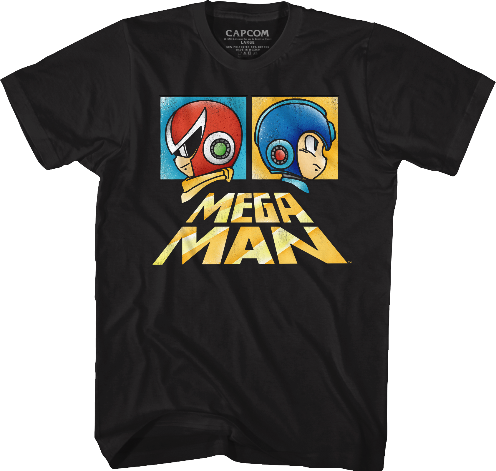 Profiles Proto Man and Mega Man T-Shirt Hoodie, Sweatshirt | CiraTrend.com (Image 1)