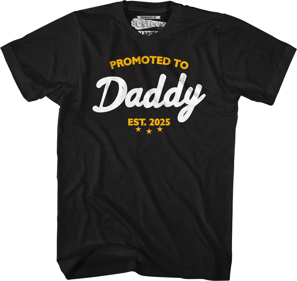 Promoted To Daddy 2025 T-Shirt Hoodie, Sweatshirt | CiraTrend.com (Image 4)
