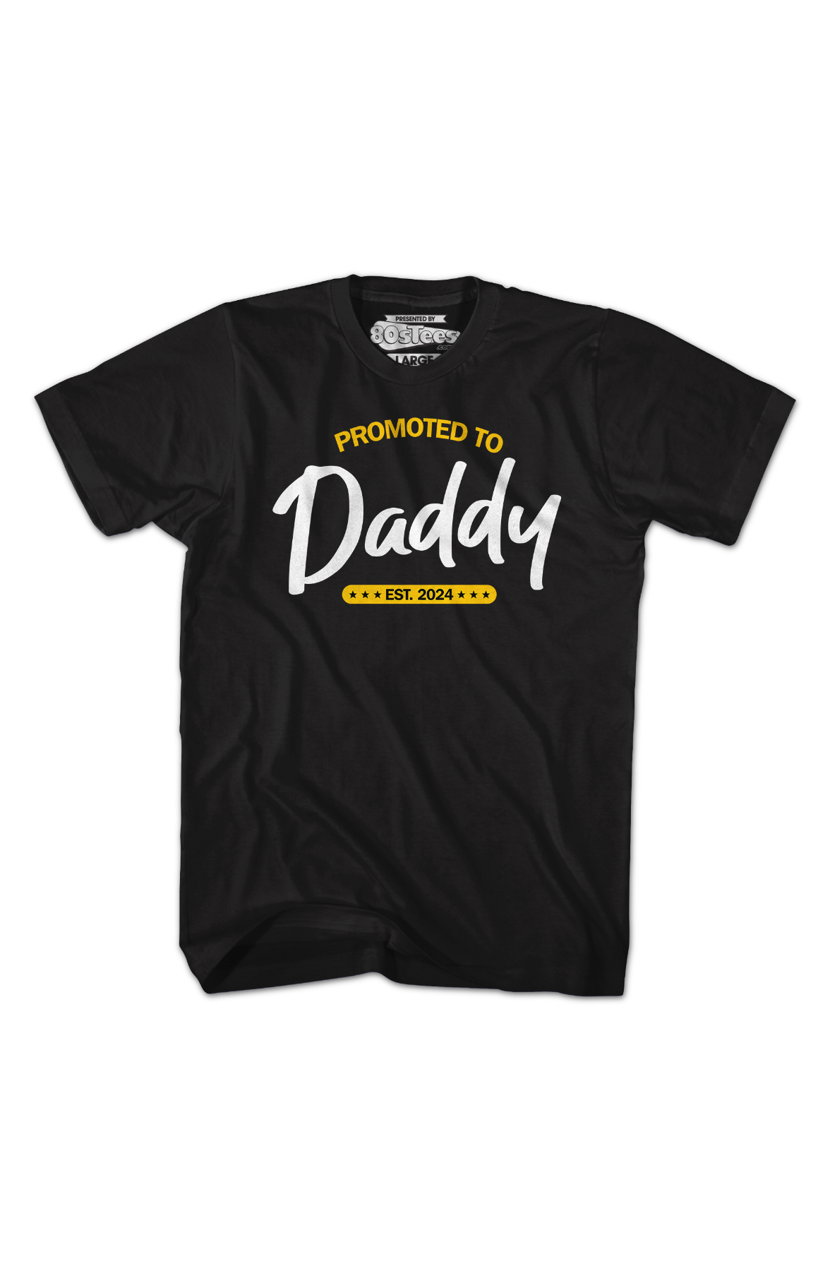 Promoted To Daddy Est. 2024 T-Shirt Hoodie, Sweatshirt | CiraTrend.com (Image 2)