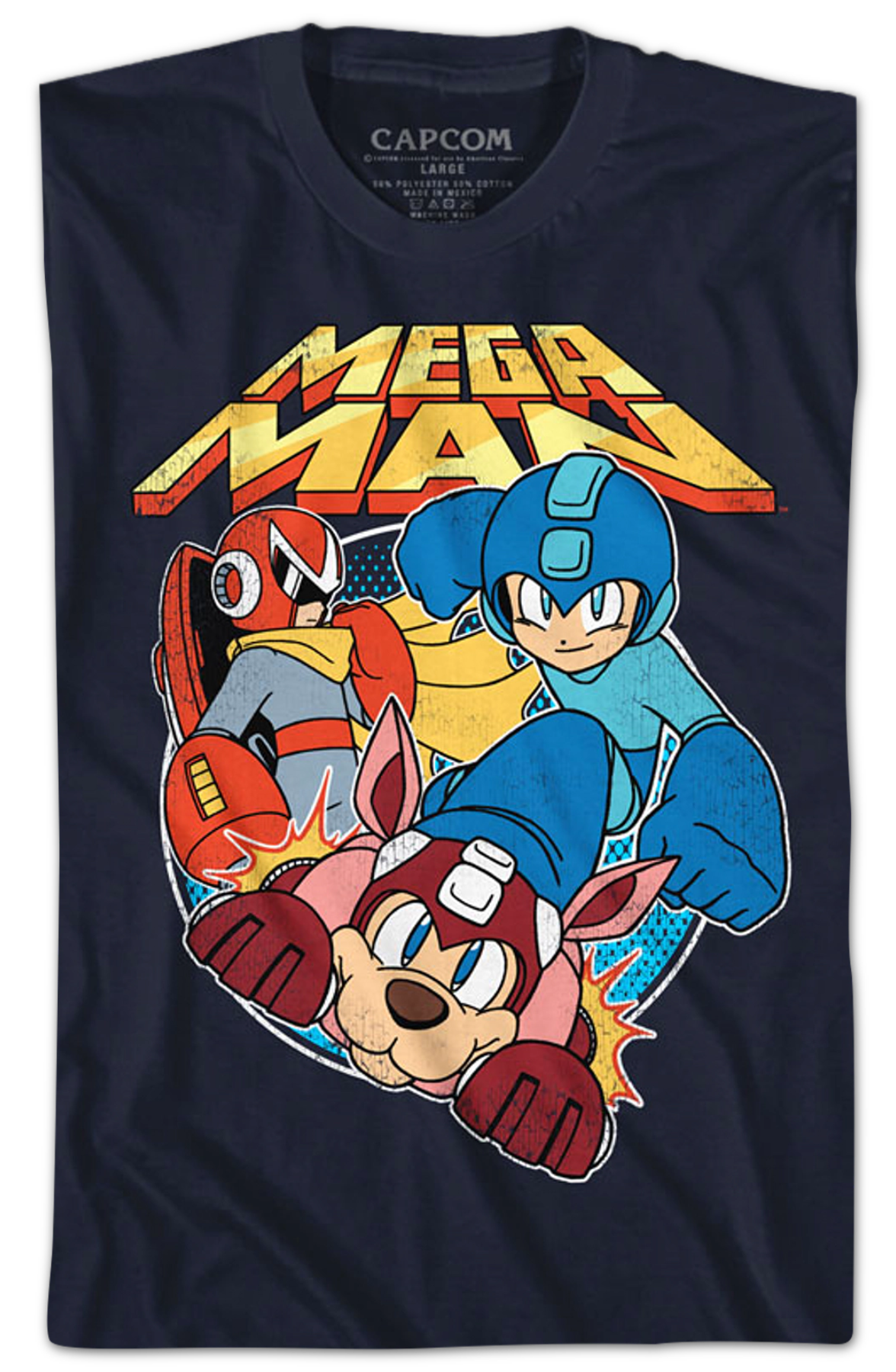 Proto Man Rush and Mega Man T-Shirt Hoodie, Sweatshirt | CiraTrend.com (Image 2)